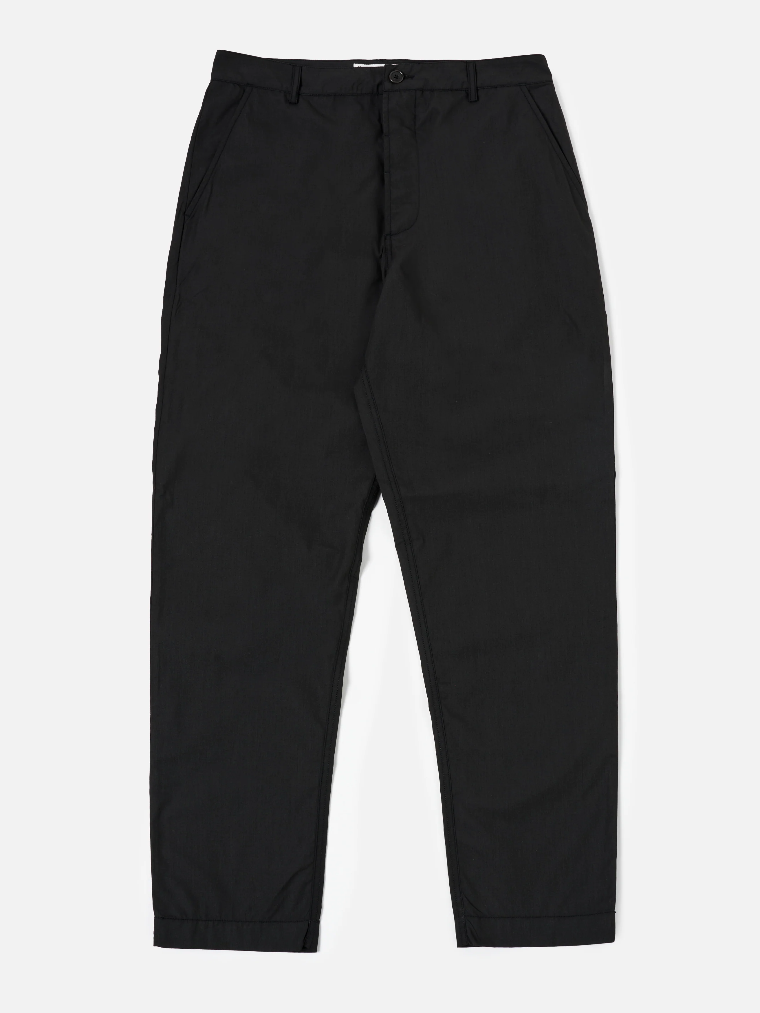 Black Recycled Polytech Military Chino