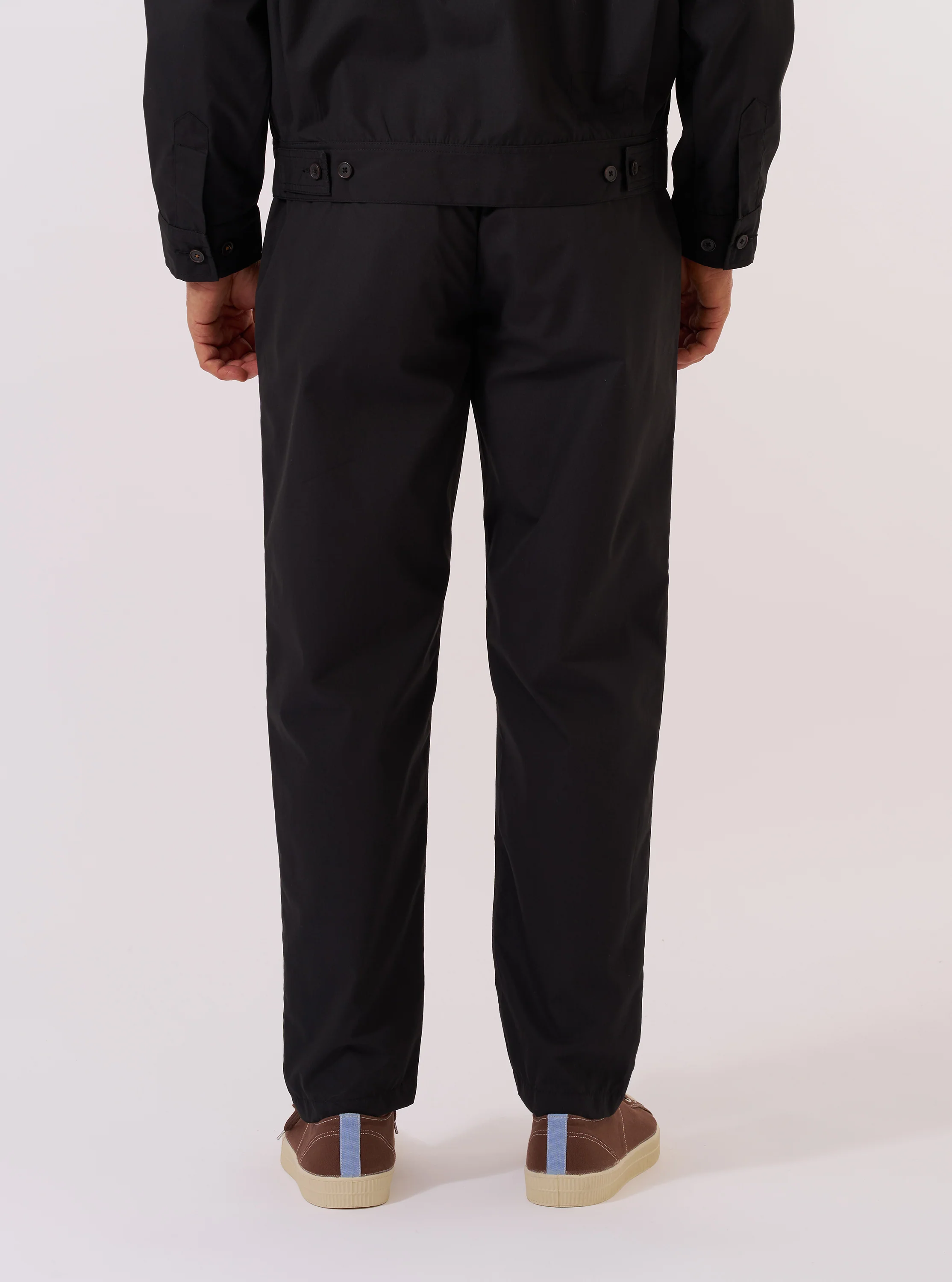 Black Recycled Polytech Military Chino - Image 3