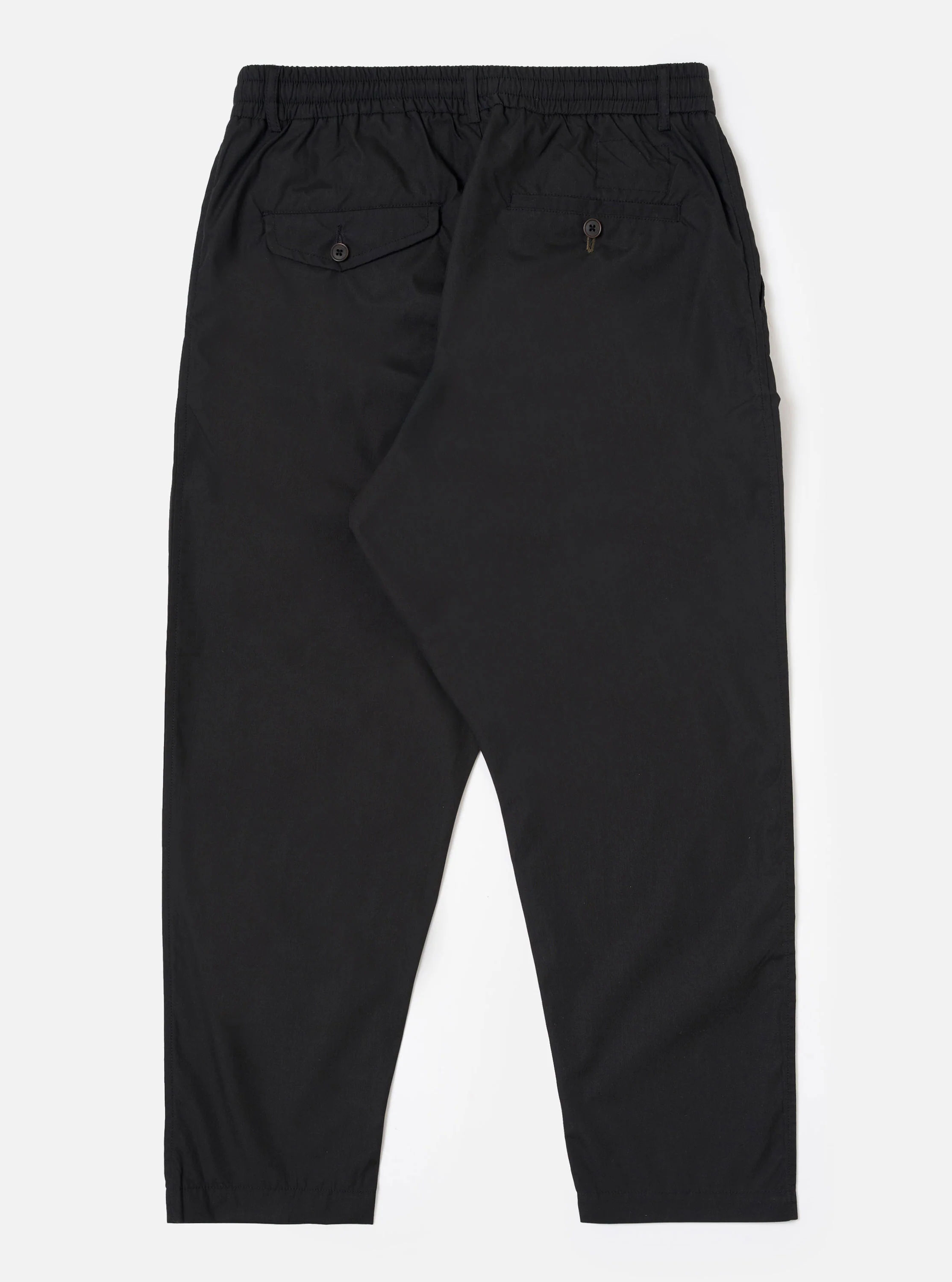 Black Recycled Polytech Pleated Track Pant - Image 5