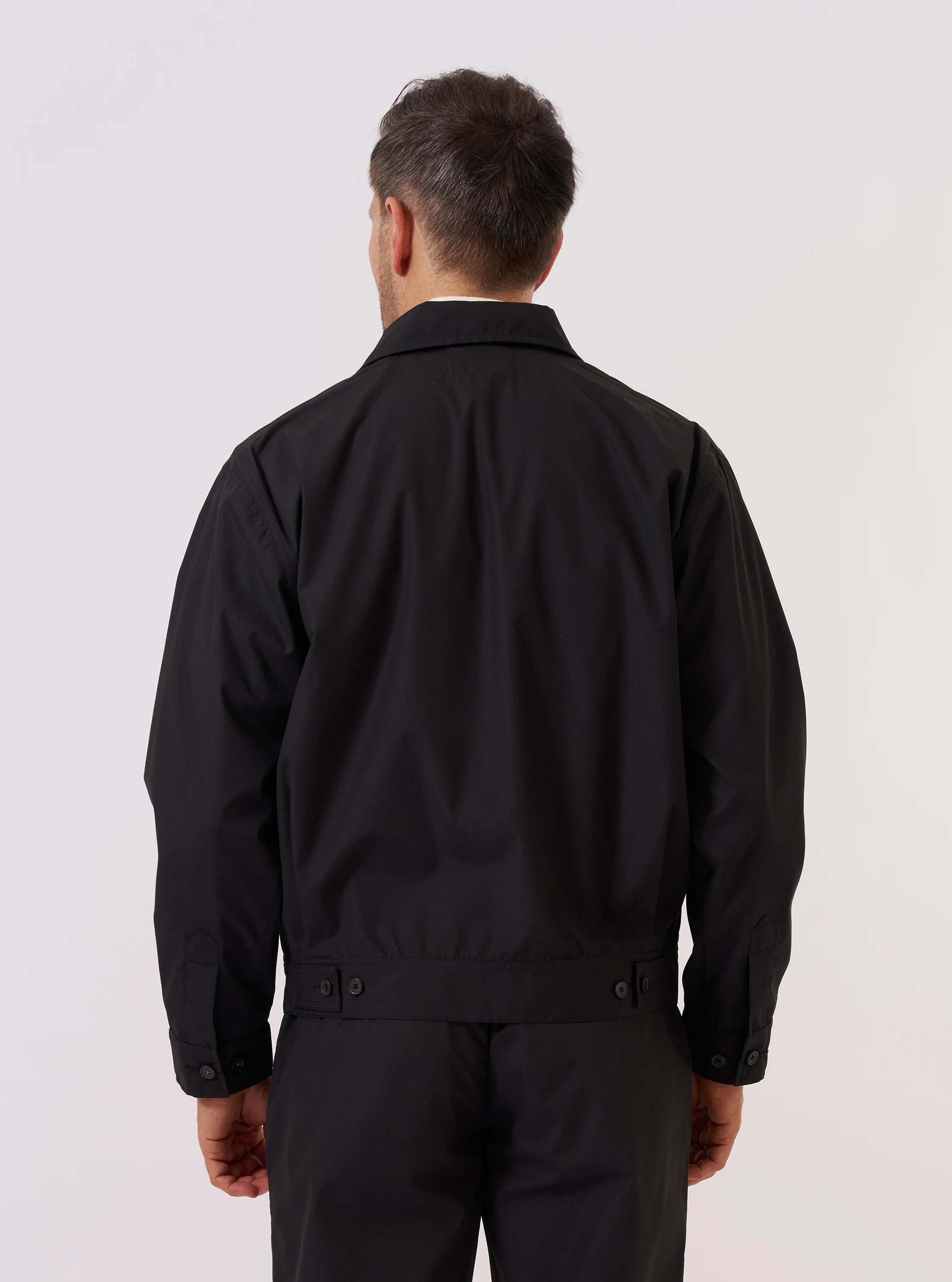 Black Recycled Polytech Rose Bowl Jacket - Image 3