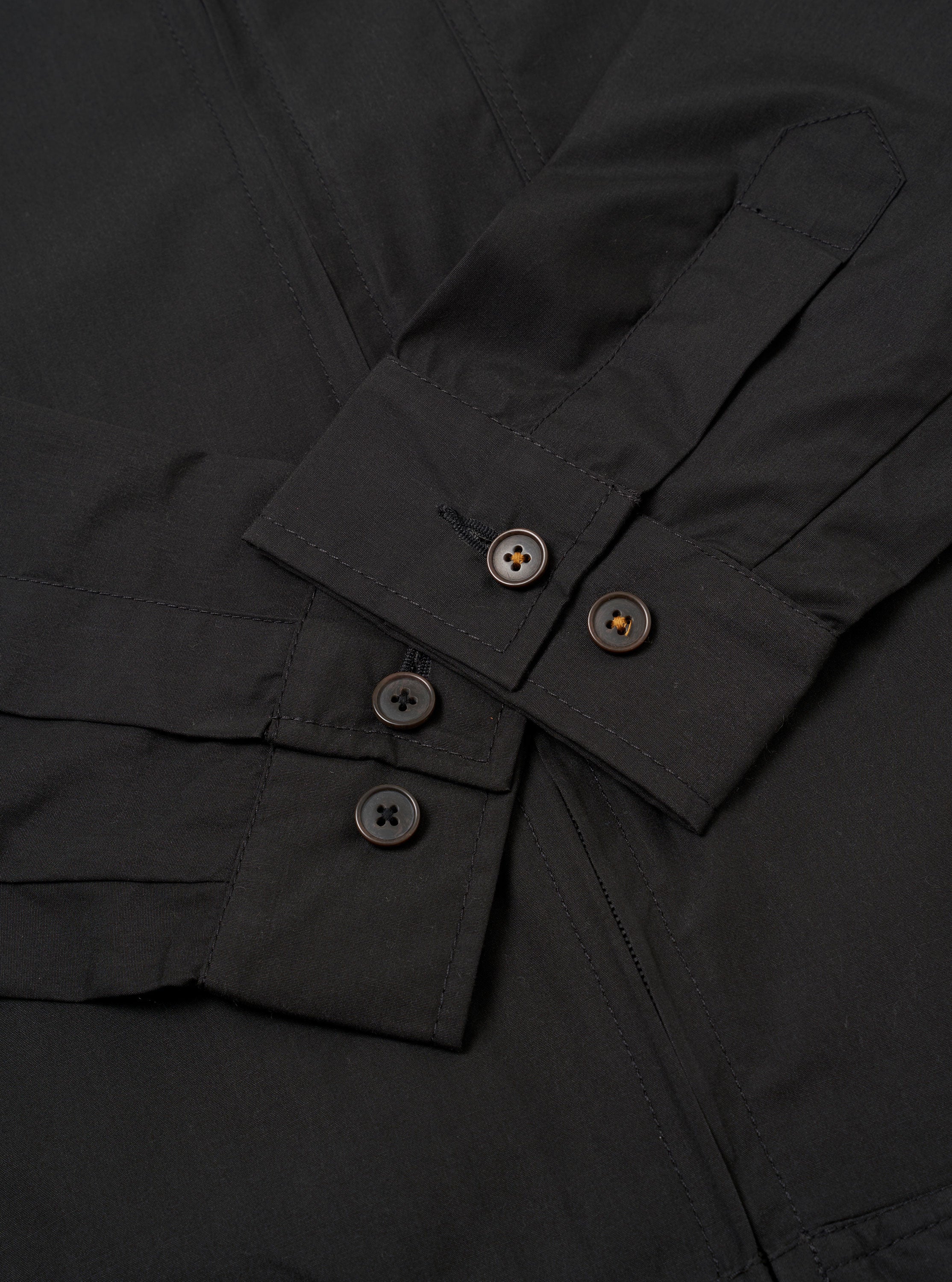 Black Recycled Polytech Rose Bowl Jacket - Image 7