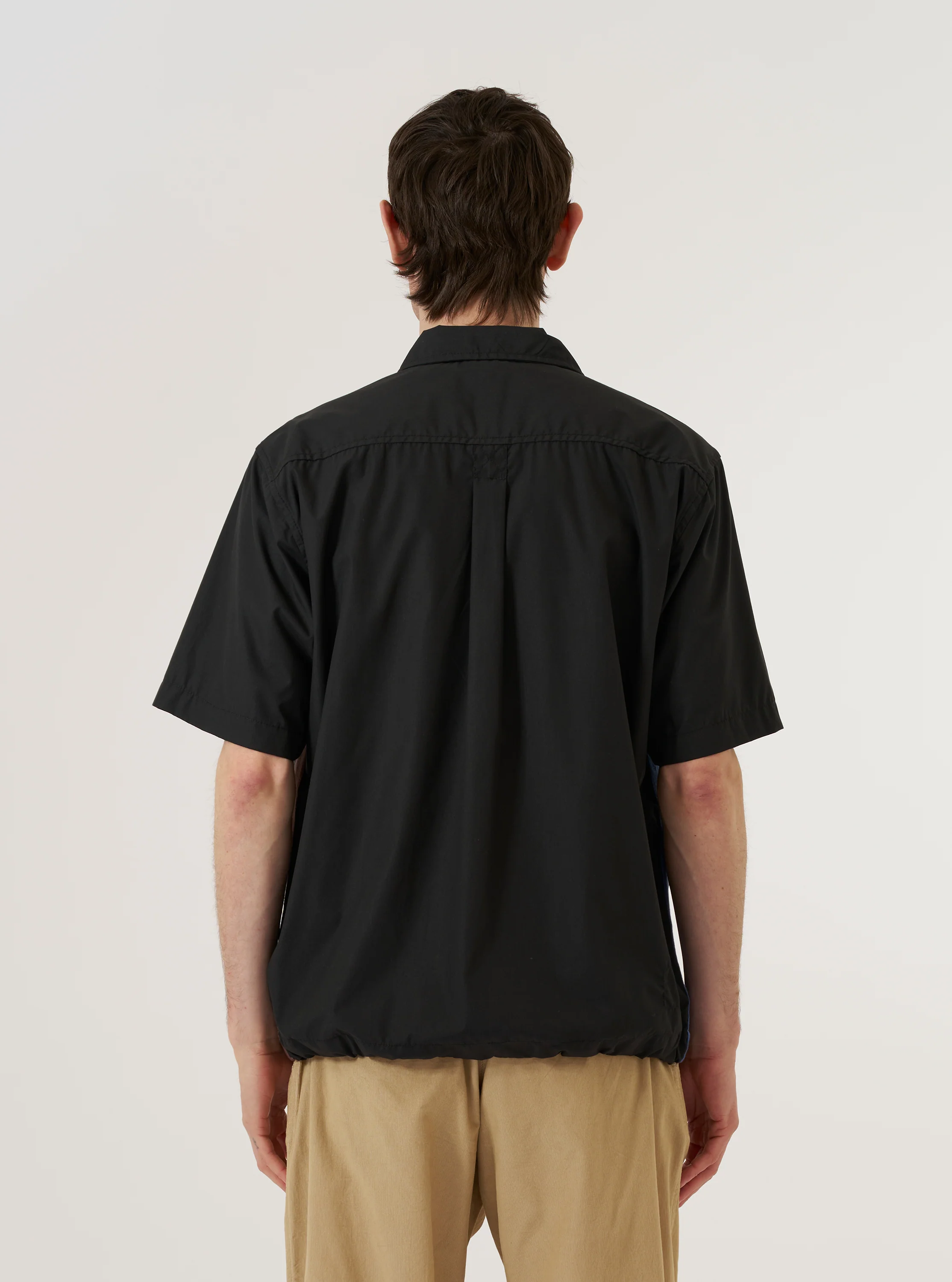 master-piece x Universal Works Black Recycled Poly Tech Tech Overshirt - Image 4