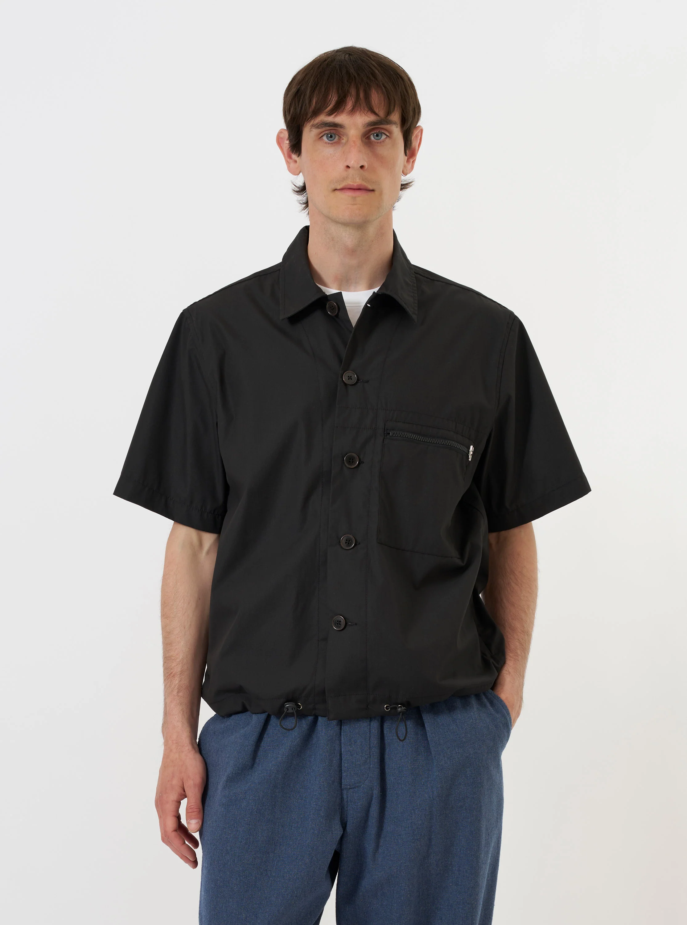 Black Recycled Polytech Z Tech Overshirt - Image 2