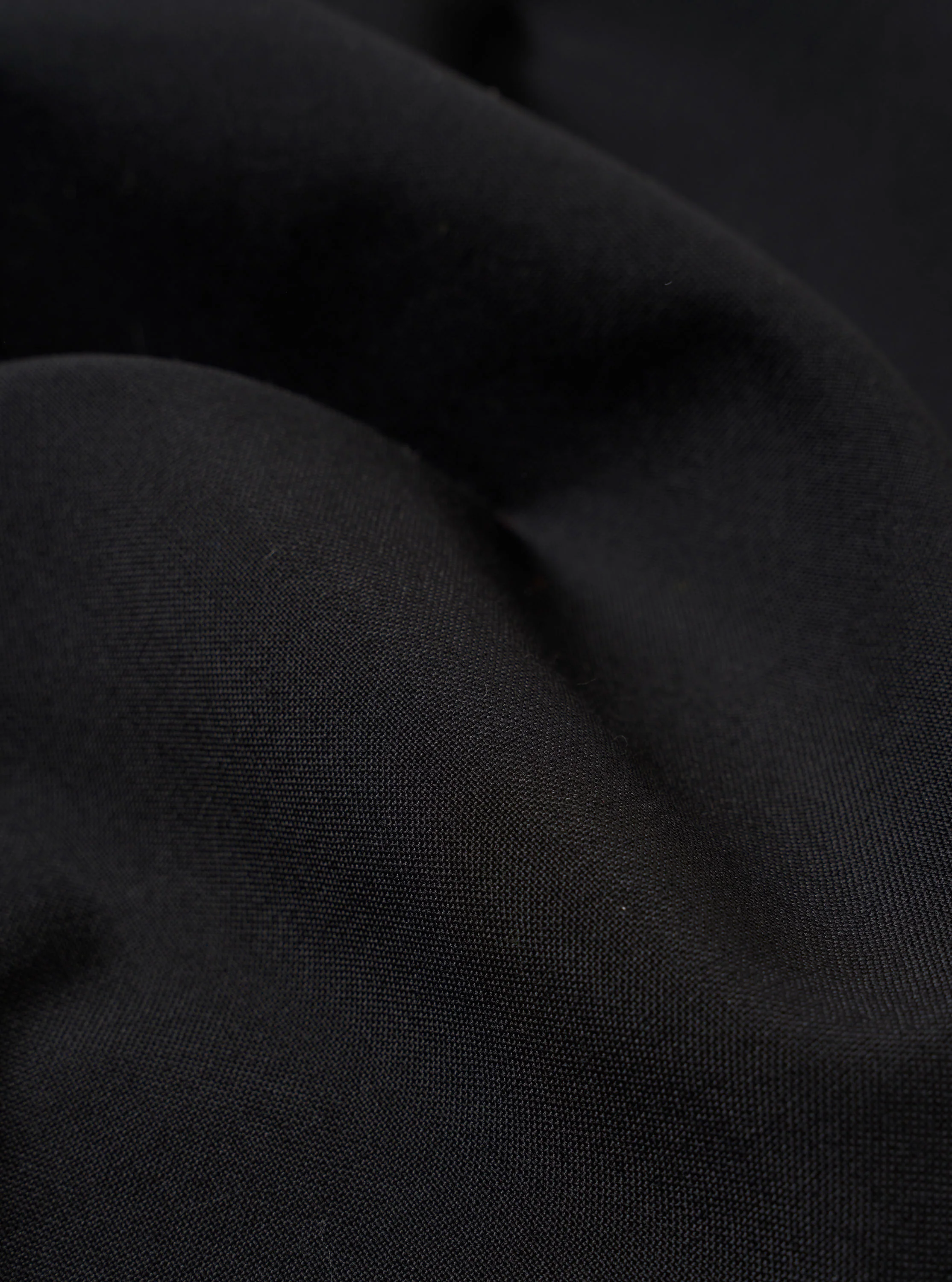 Black Tropical Suiting Pleated Track Pant - Image 4