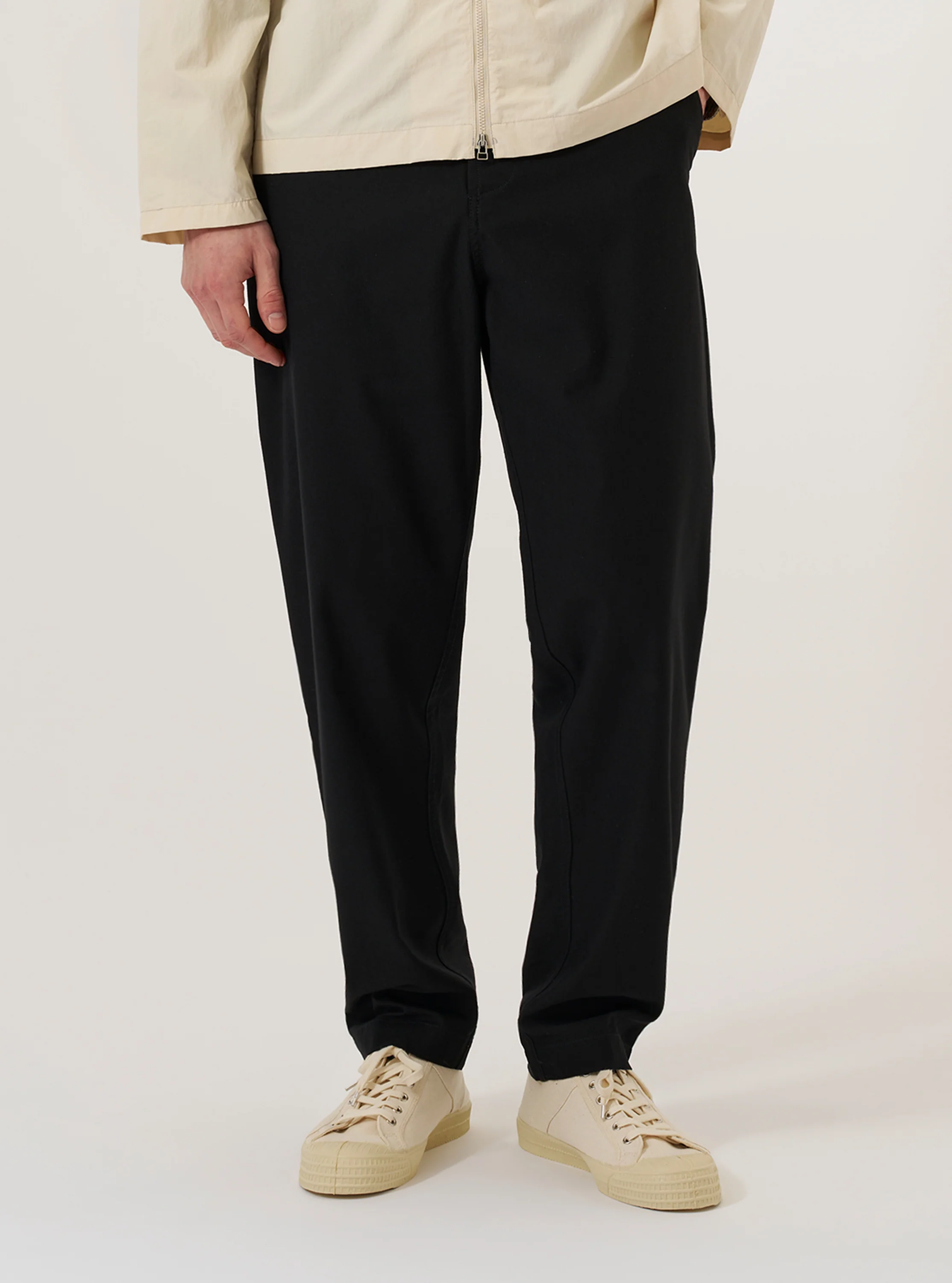 Black Valencia Cotton Military Chino - Image 2