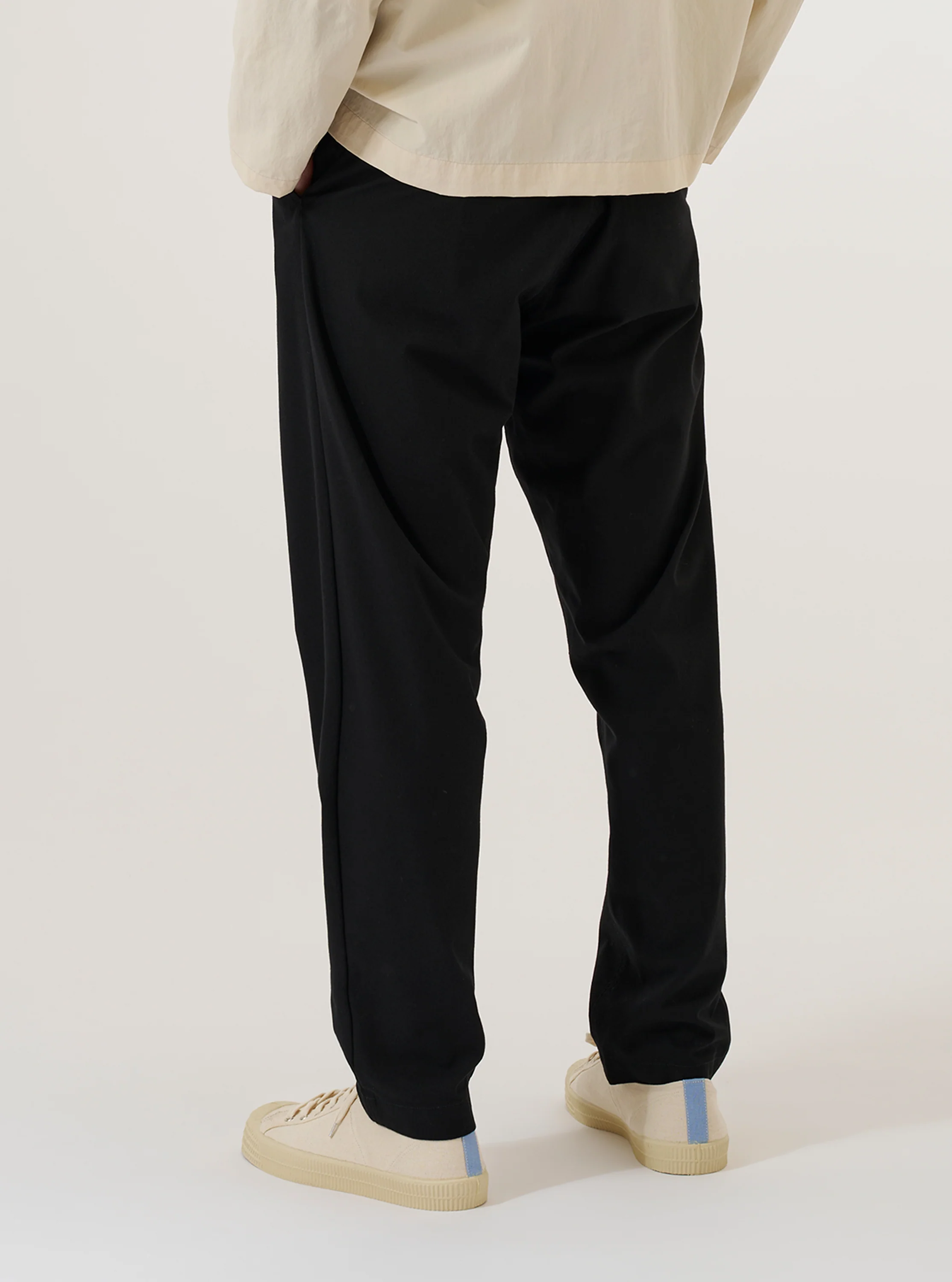 Black Valencia Cotton Military Chino - Image 3