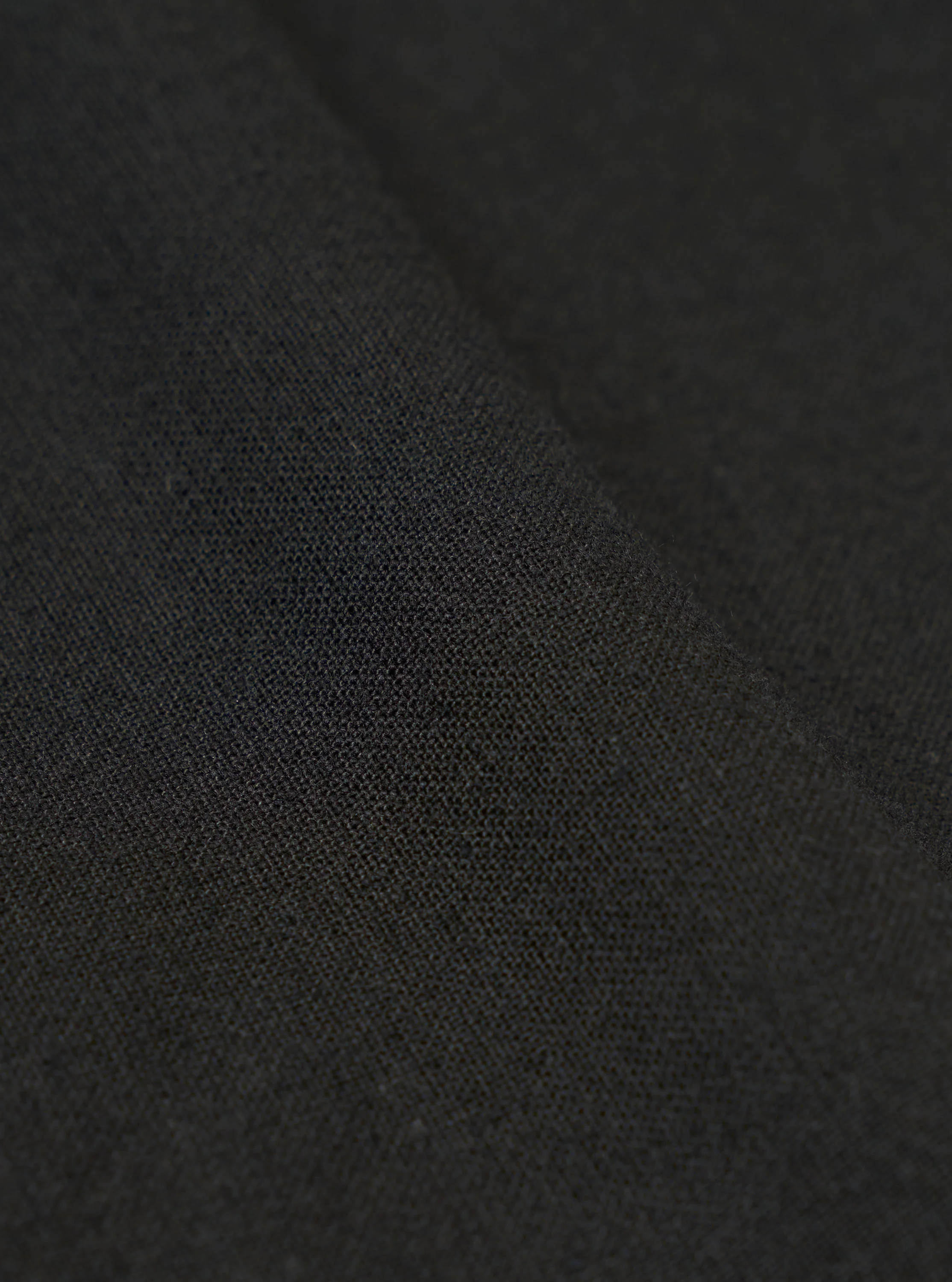 Black Valencia Cotton Pleated Track Pant - Image 4