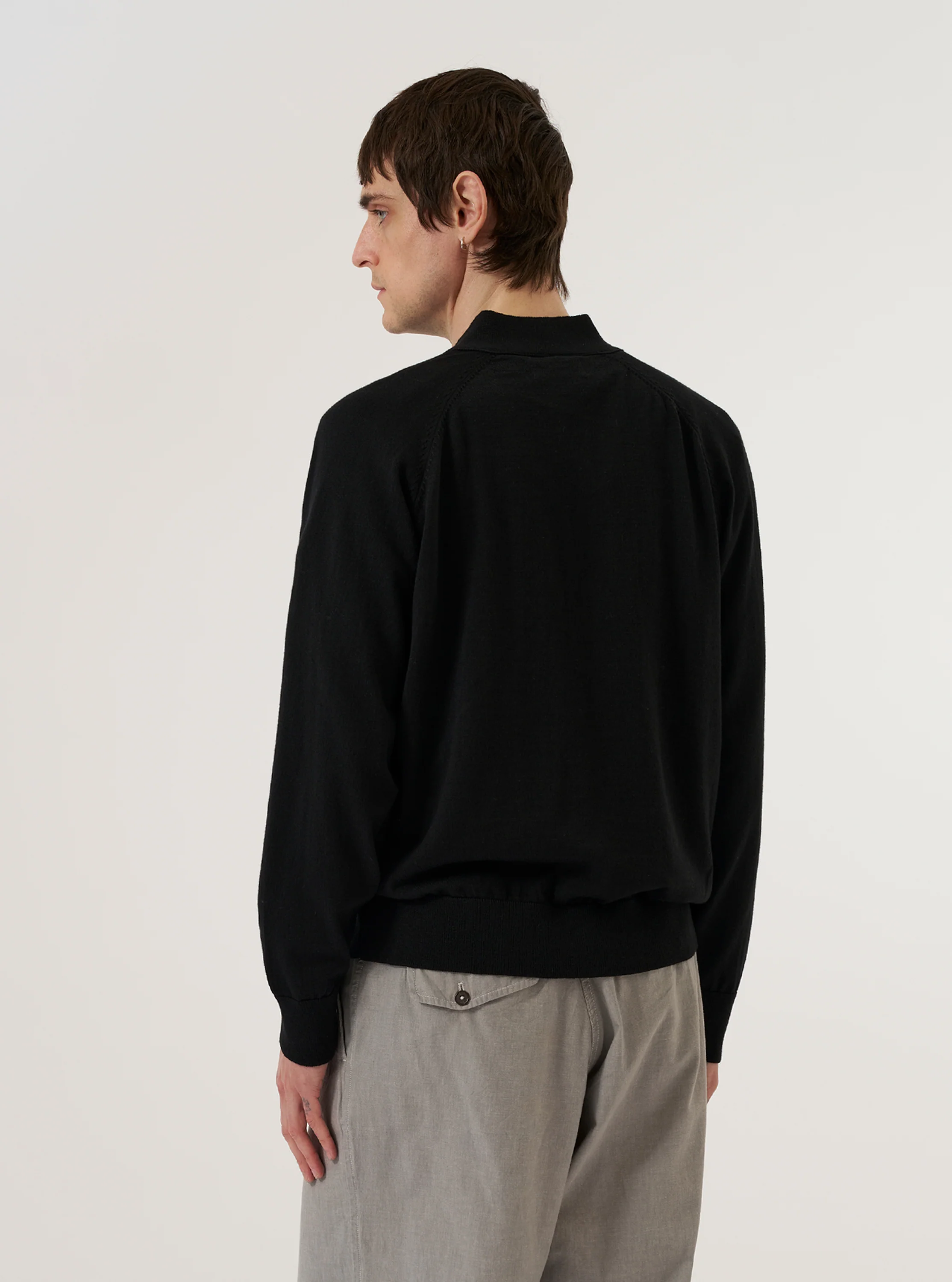 Black Woolcot Bio Loose Cardigan II - Image 3