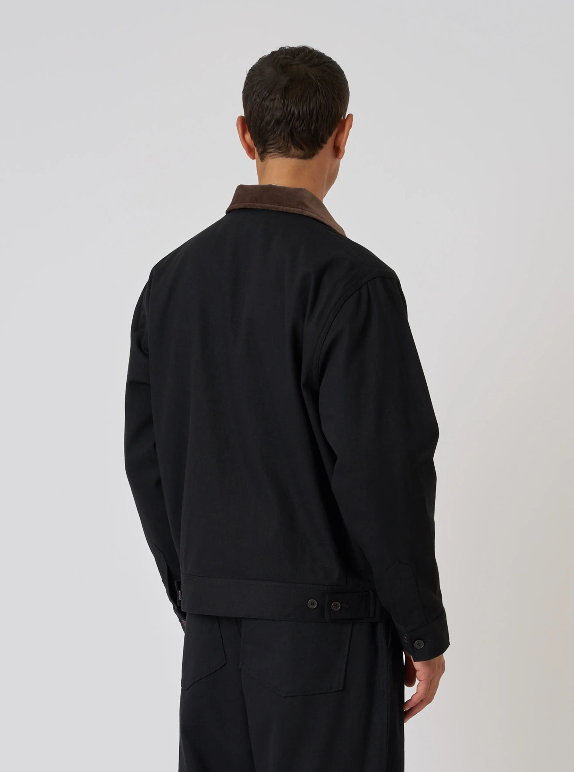 Black Works Twill Rose Bowl Jacket - Image 3