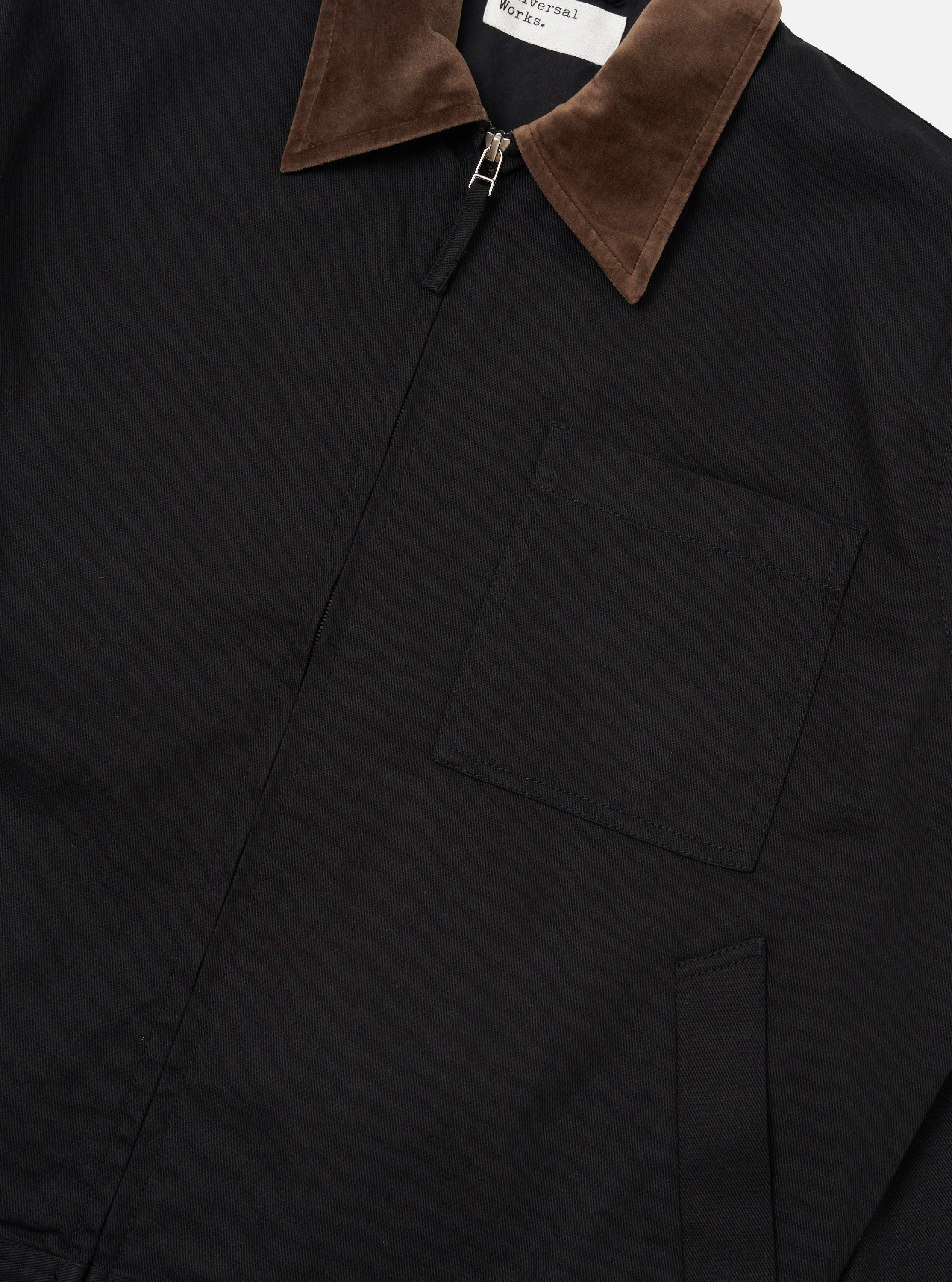 Black Works Twill Rose Bowl Jacket - Image 6
