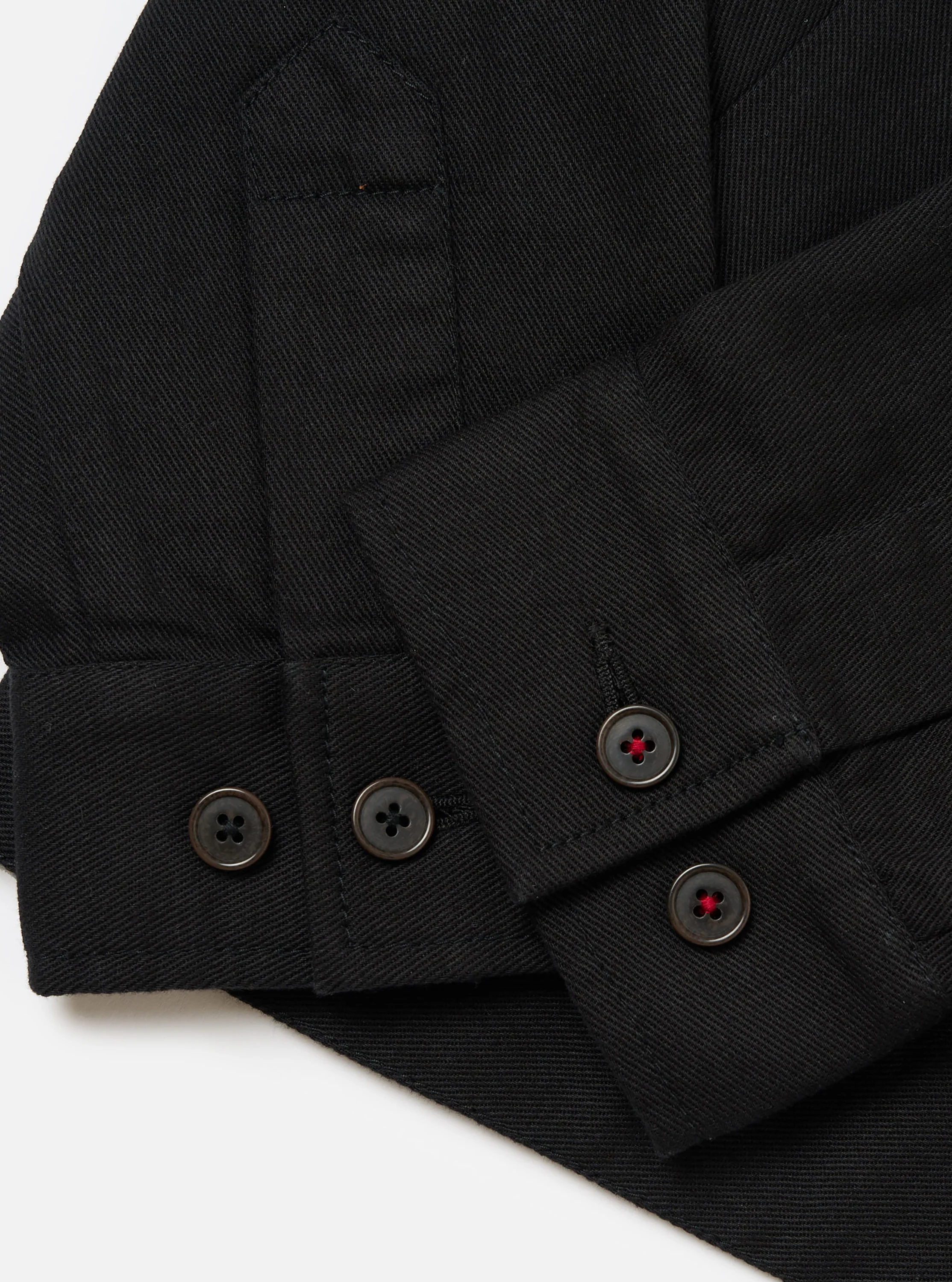 Black Works Twill Rose Bowl Jacket - Image 8