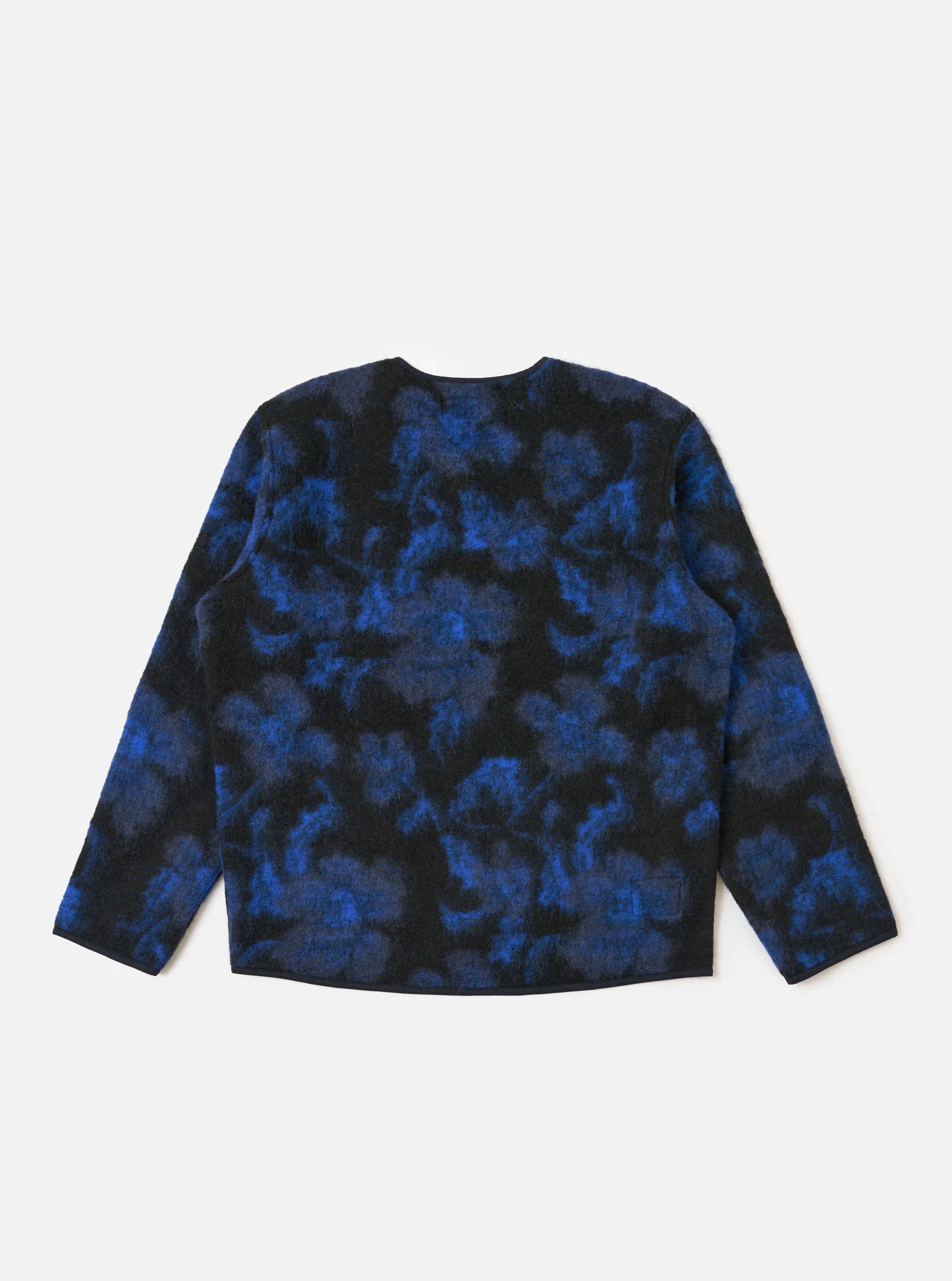 Blue Flower Fleece Zip Liner Jacket - Image 5