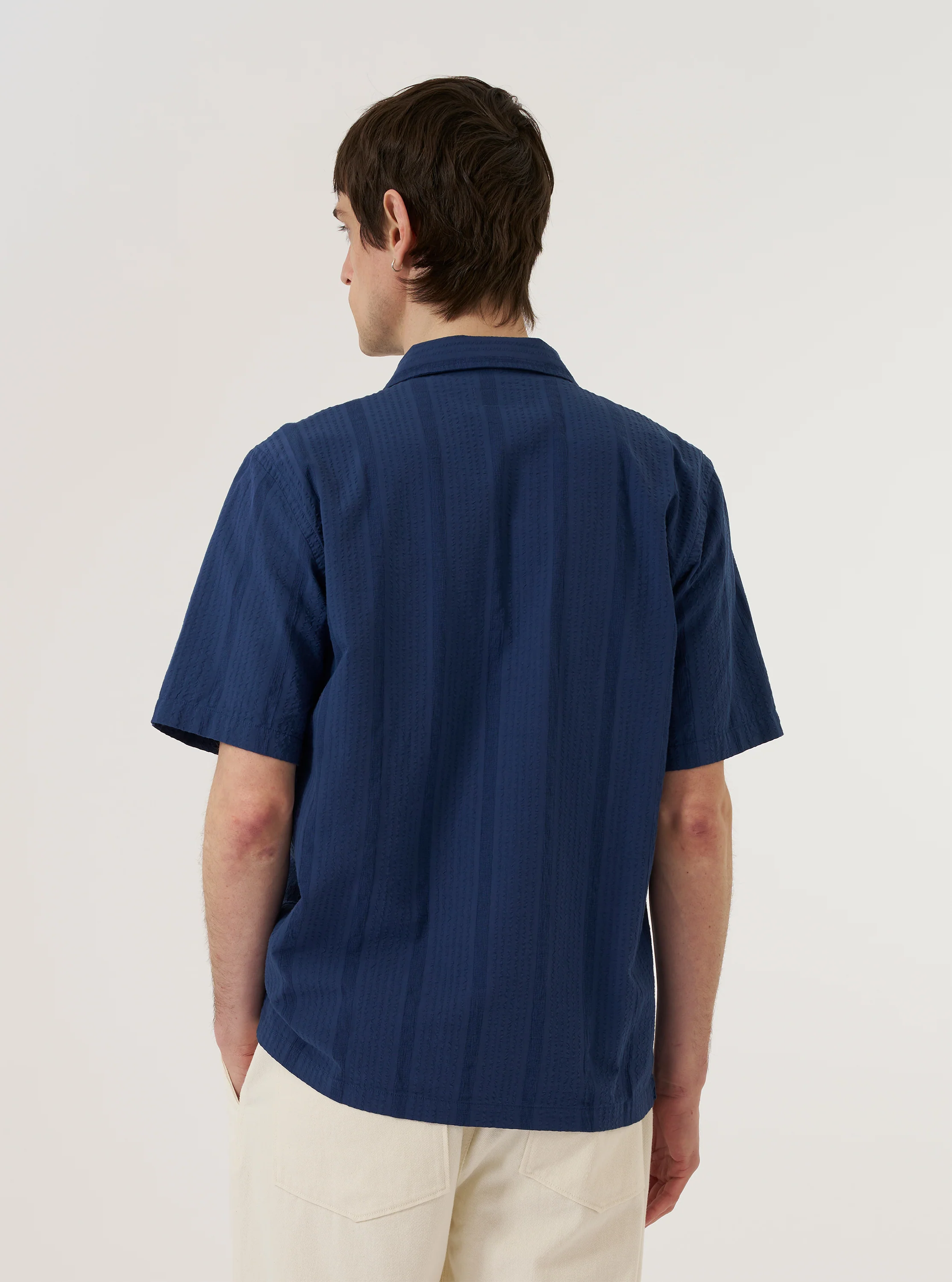 Blue Maui Cotton Road Shirt - Image 3