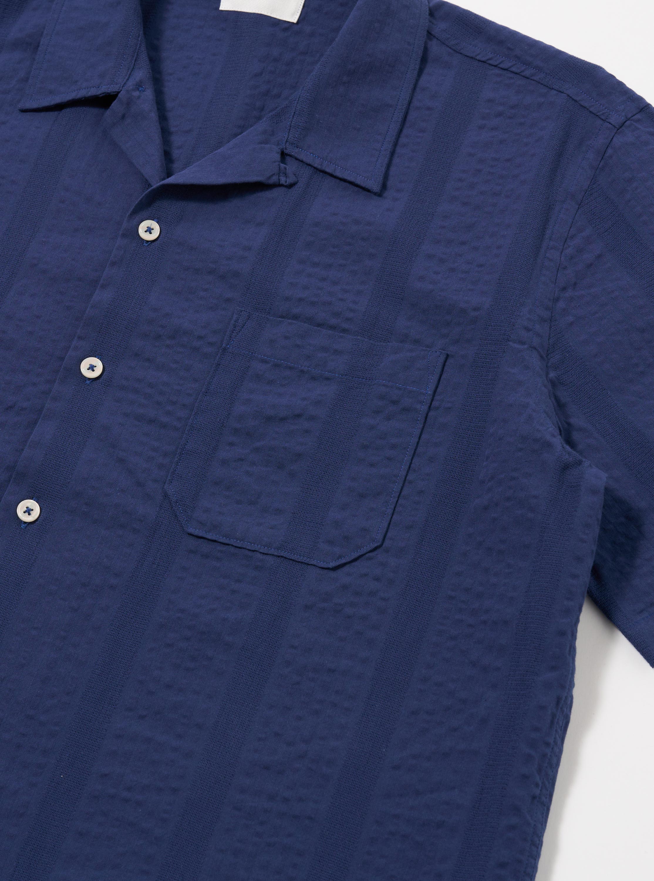 Blue Maui Cotton Road Shirt - Image 7