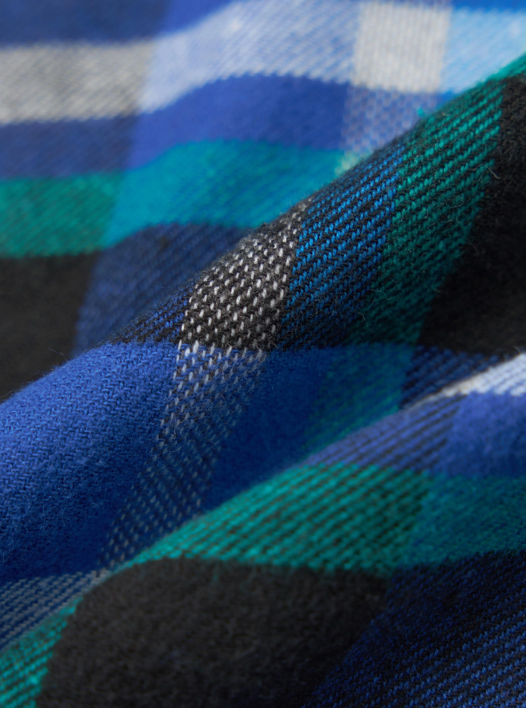 Blue Night Check Short Pyjama Set - Image 2