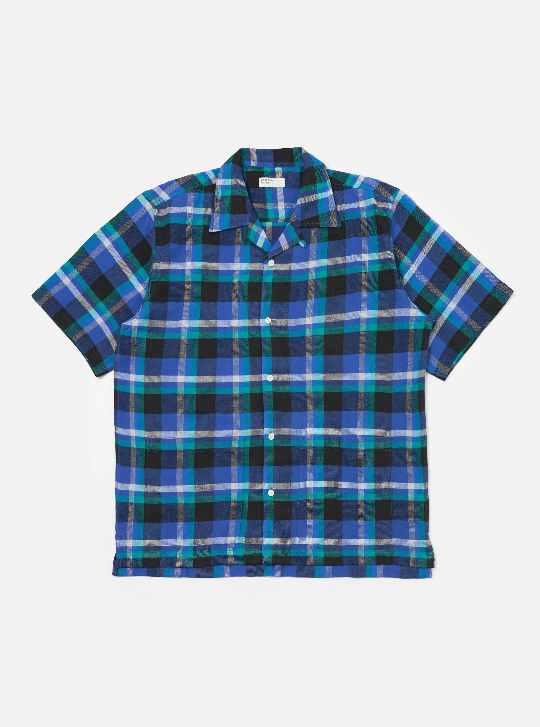 Blue Night Check Short Pyjama Set - Image 3