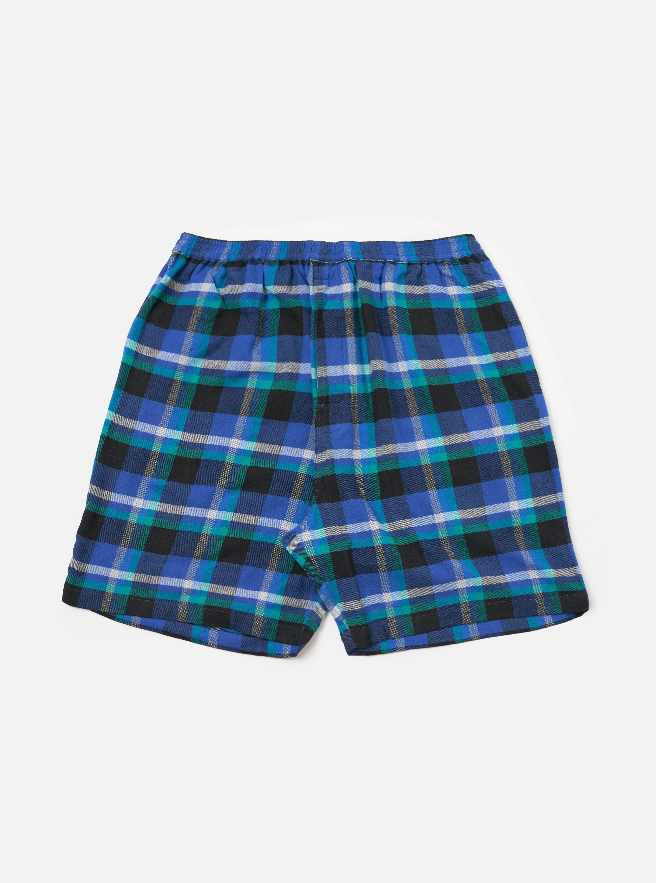Blue Night Check Short Pyjama Set - Image 5