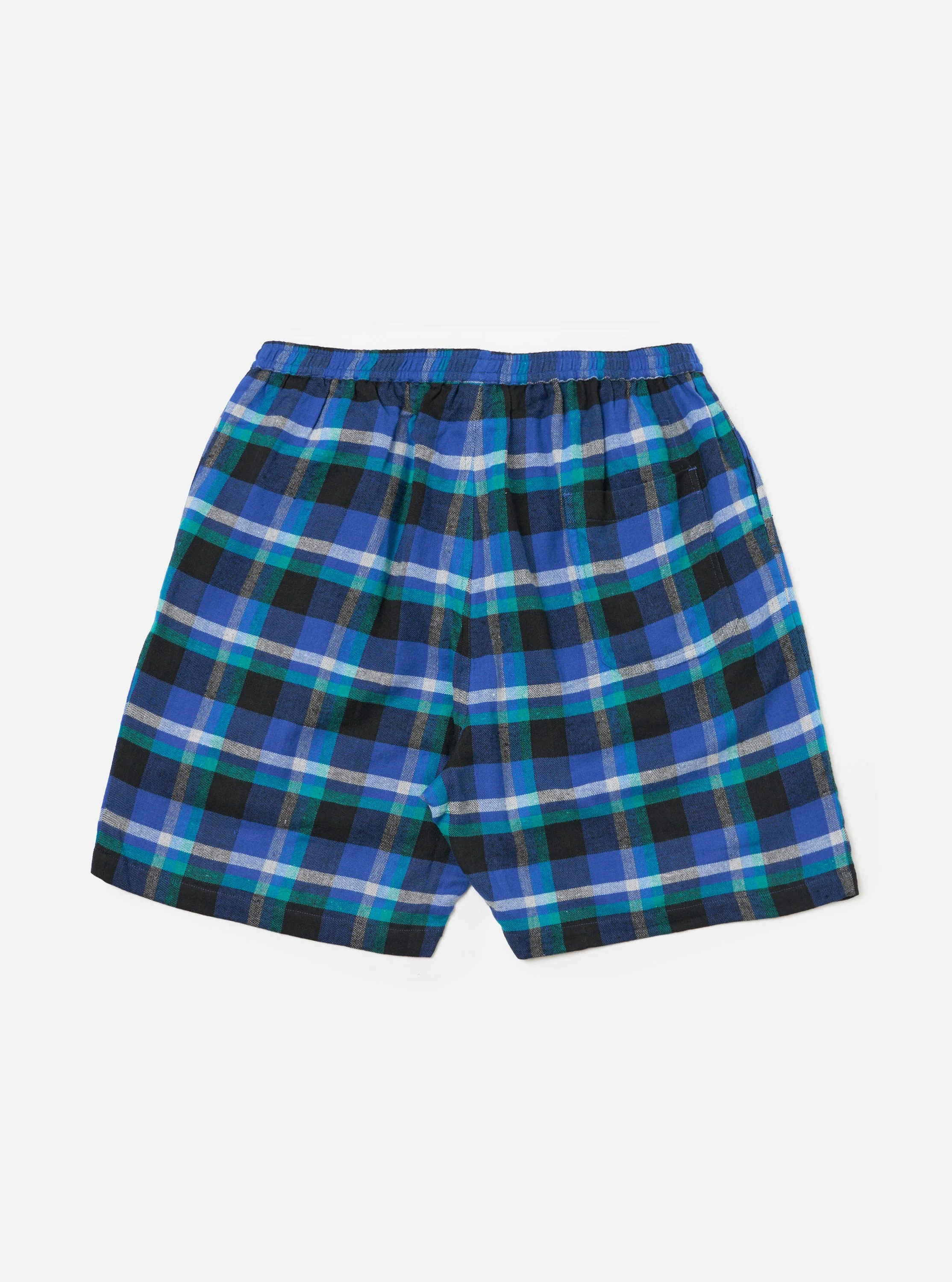 Blue Night Check Short Pyjama Set - Image 6