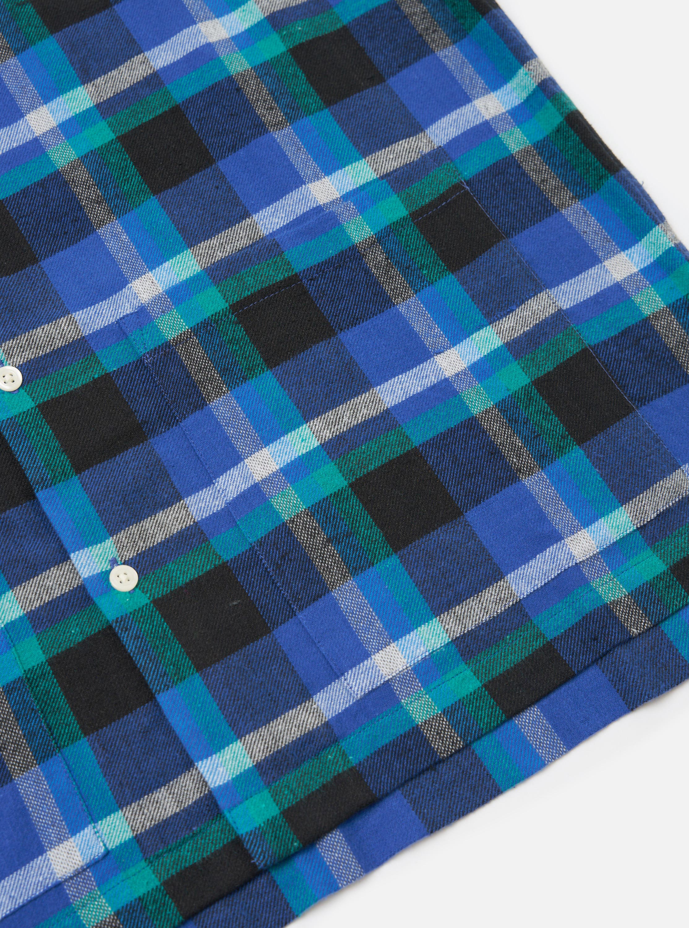 Blue Night Check Short Pyjama Set - Image 8