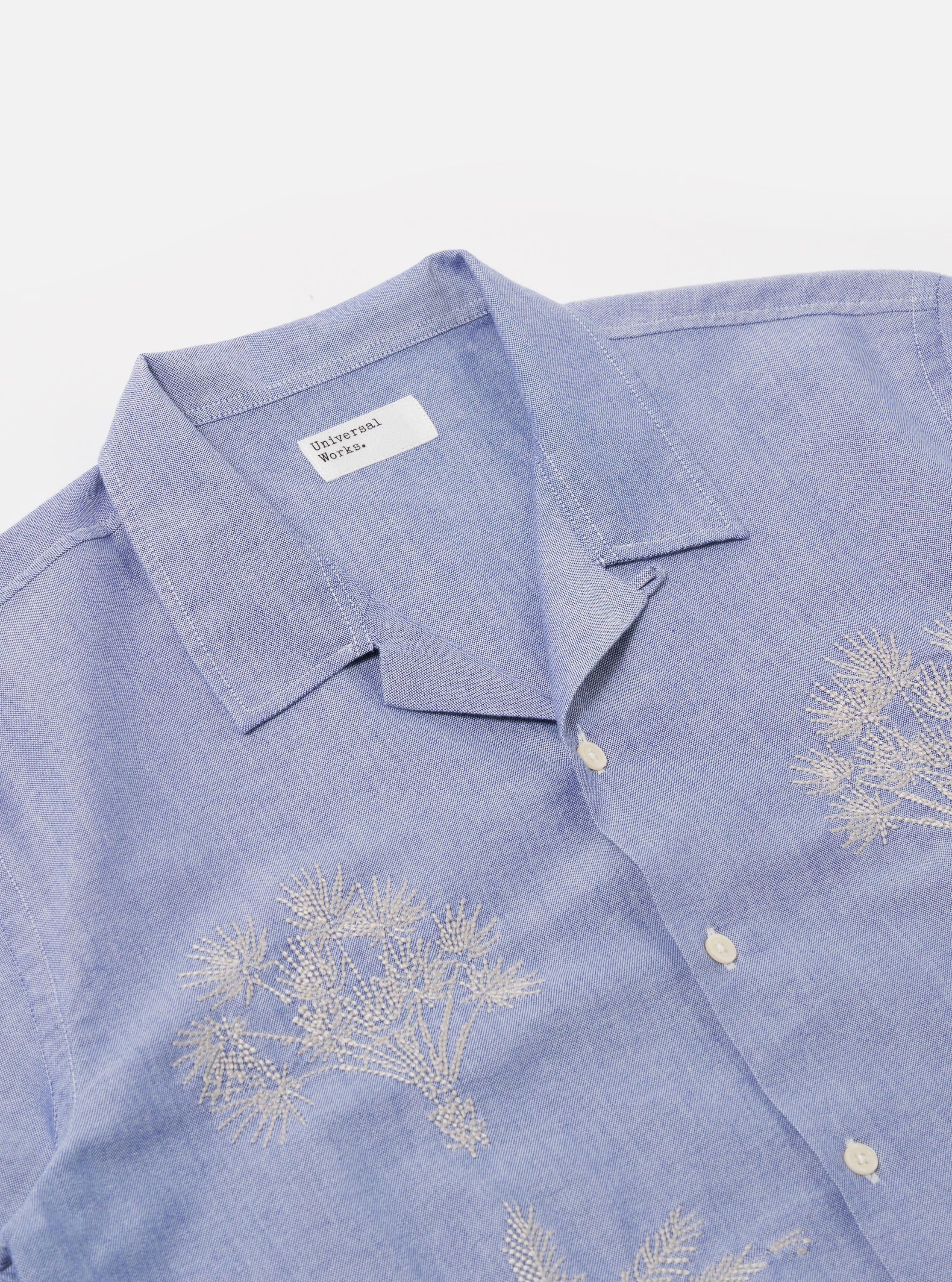 Blue Oxford Shirting Road Trip Shirt - Image 6