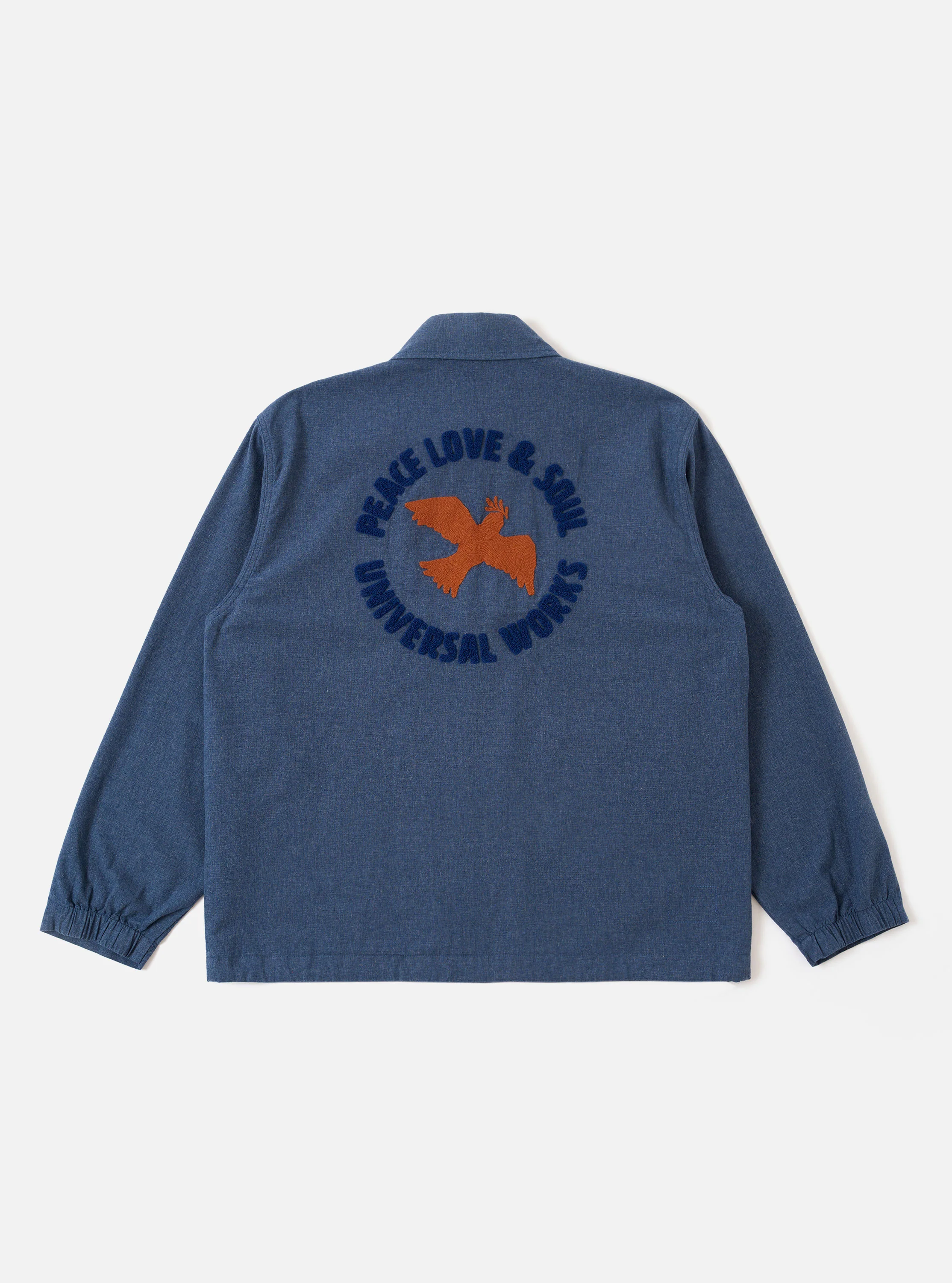 Blue Sintra Recycled Cotton Head Coach Jacket - Image 6