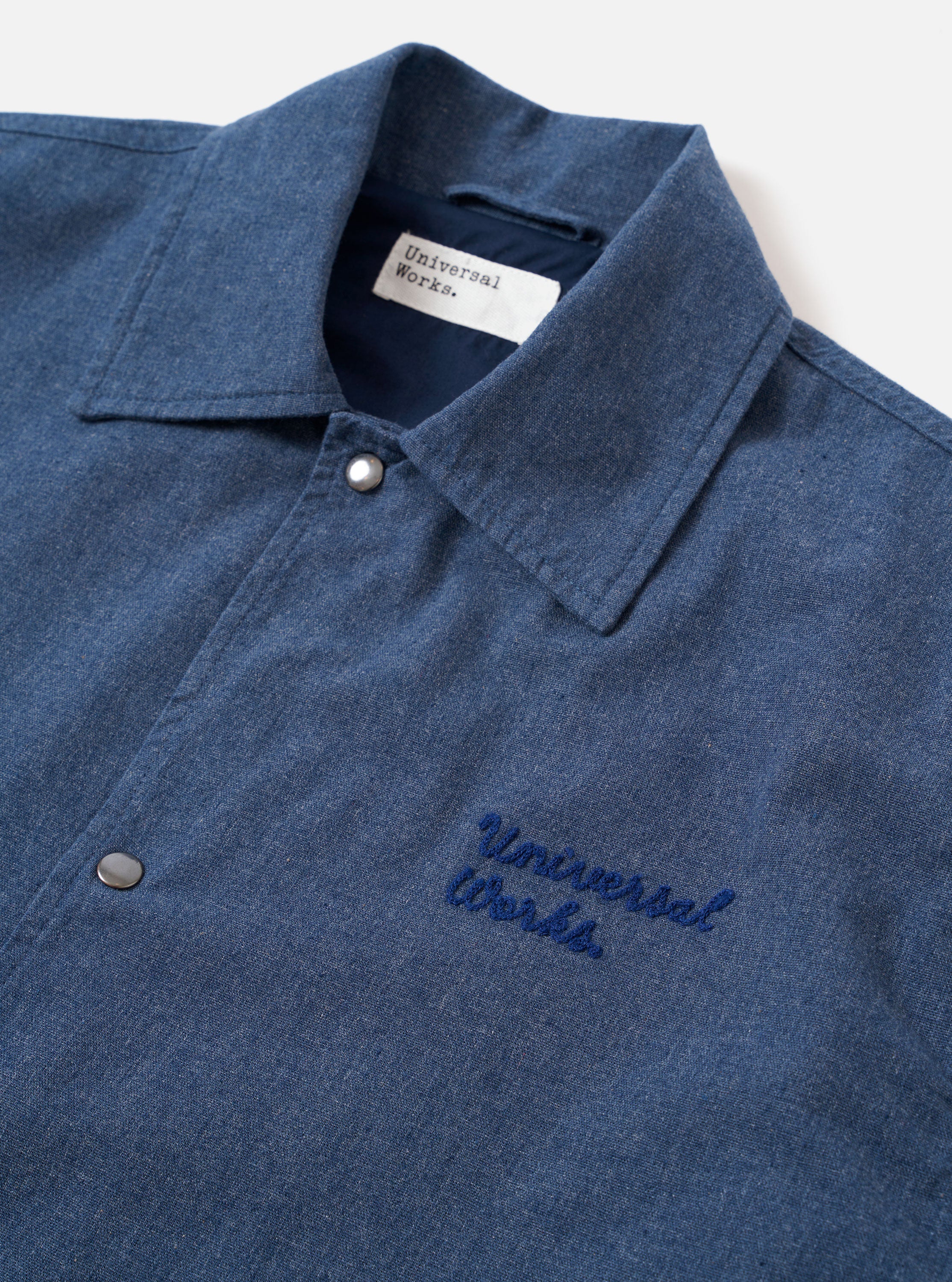 Blue Sintra Recycled Cotton Head Coach Jacket - Image 7