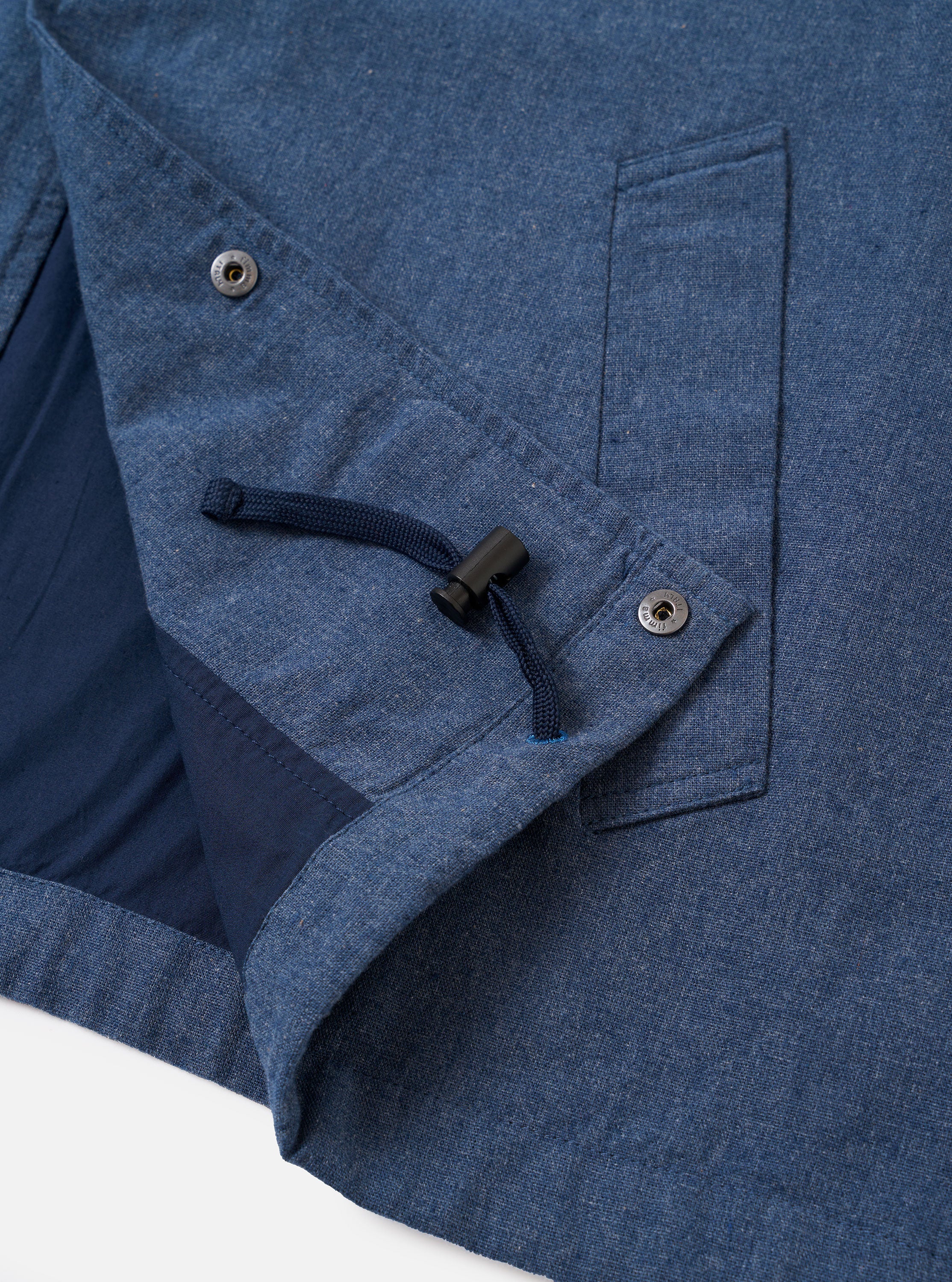 Blue Sintra Recycled Cotton Head Coach Jacket - Image 8
