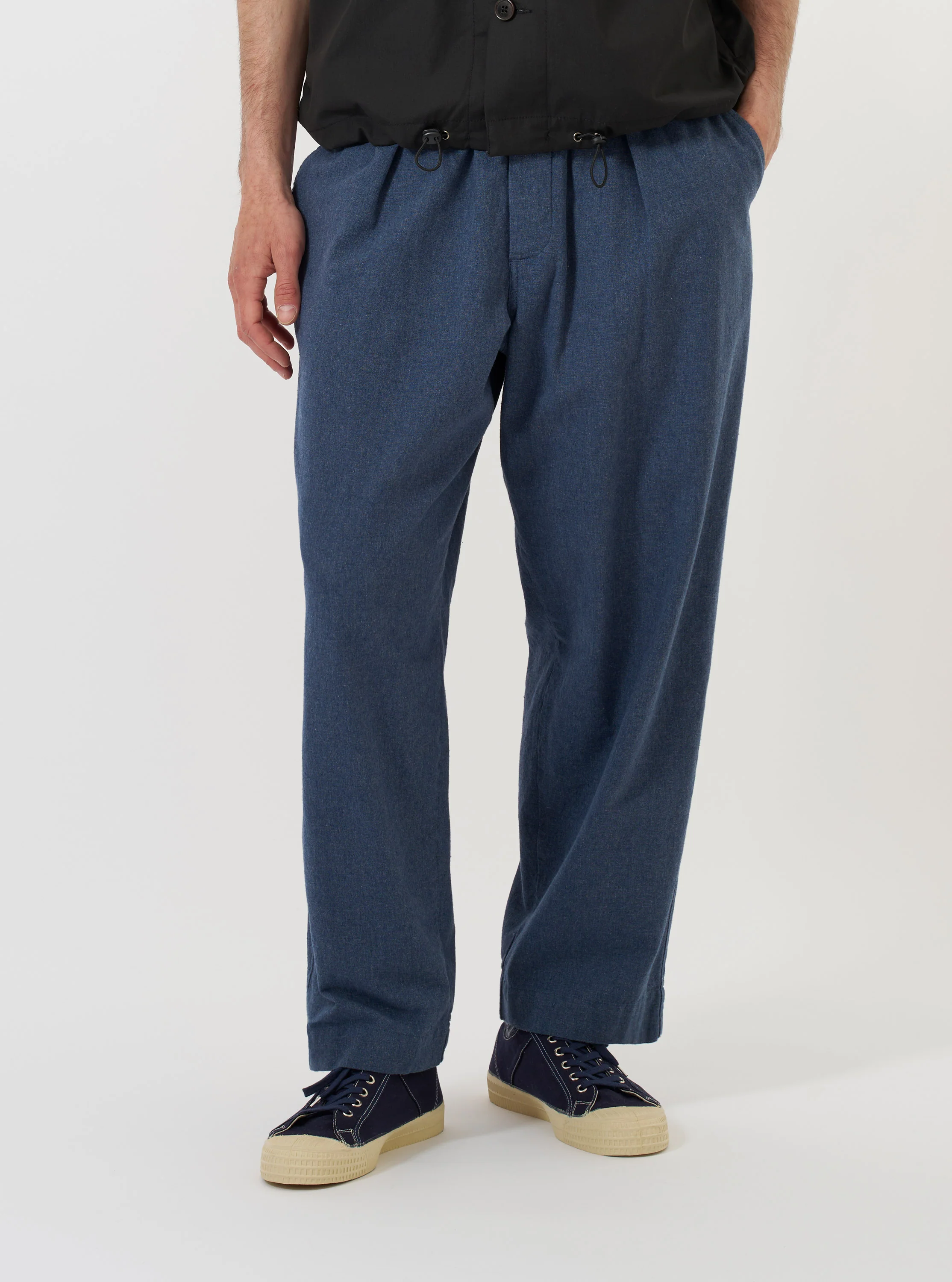 Blue Sintra Recycled Cotton Oxford Pant - Image 2