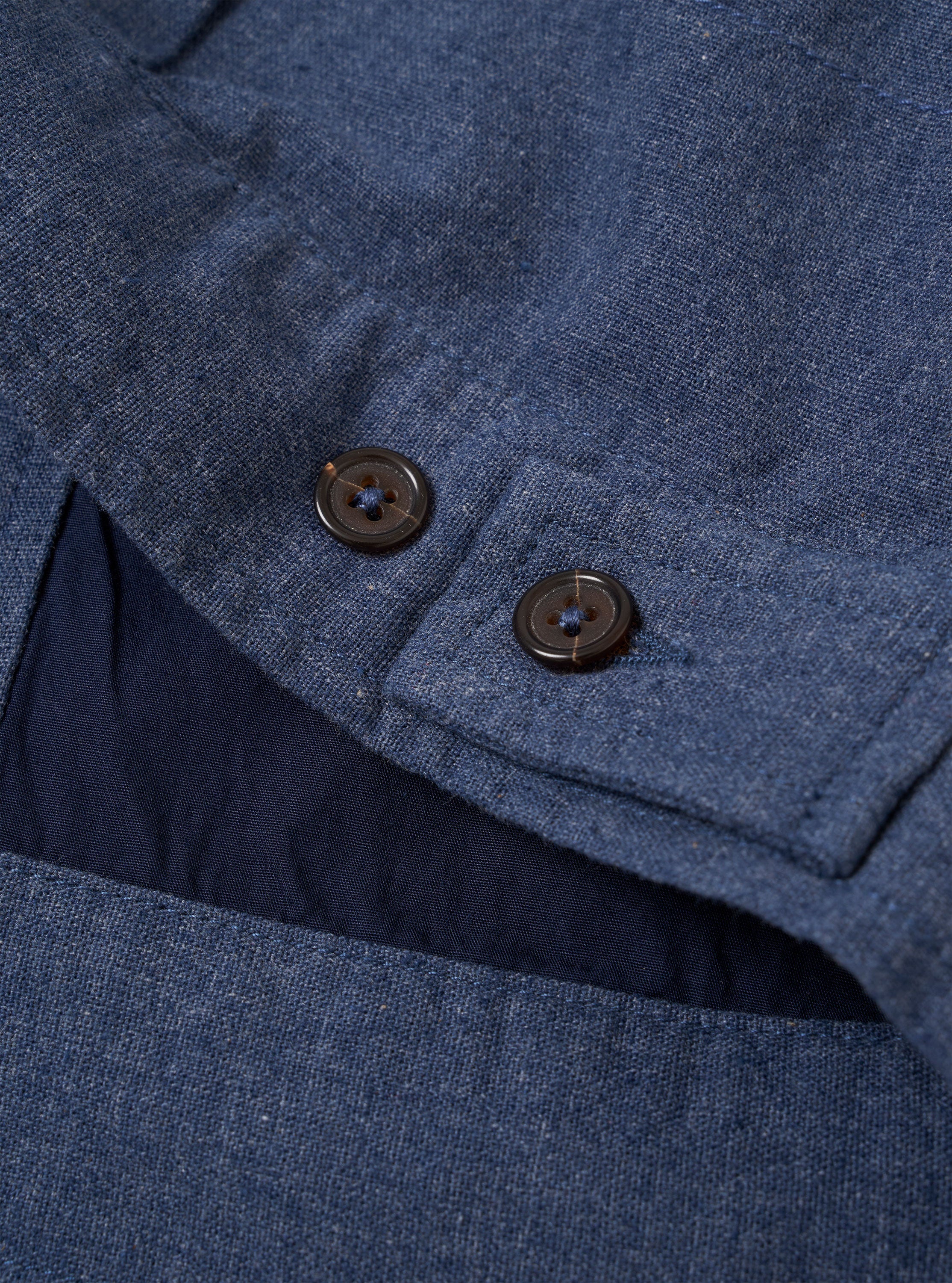 Blue Sintra Recycled Cotton E130 Jacket - Image 8