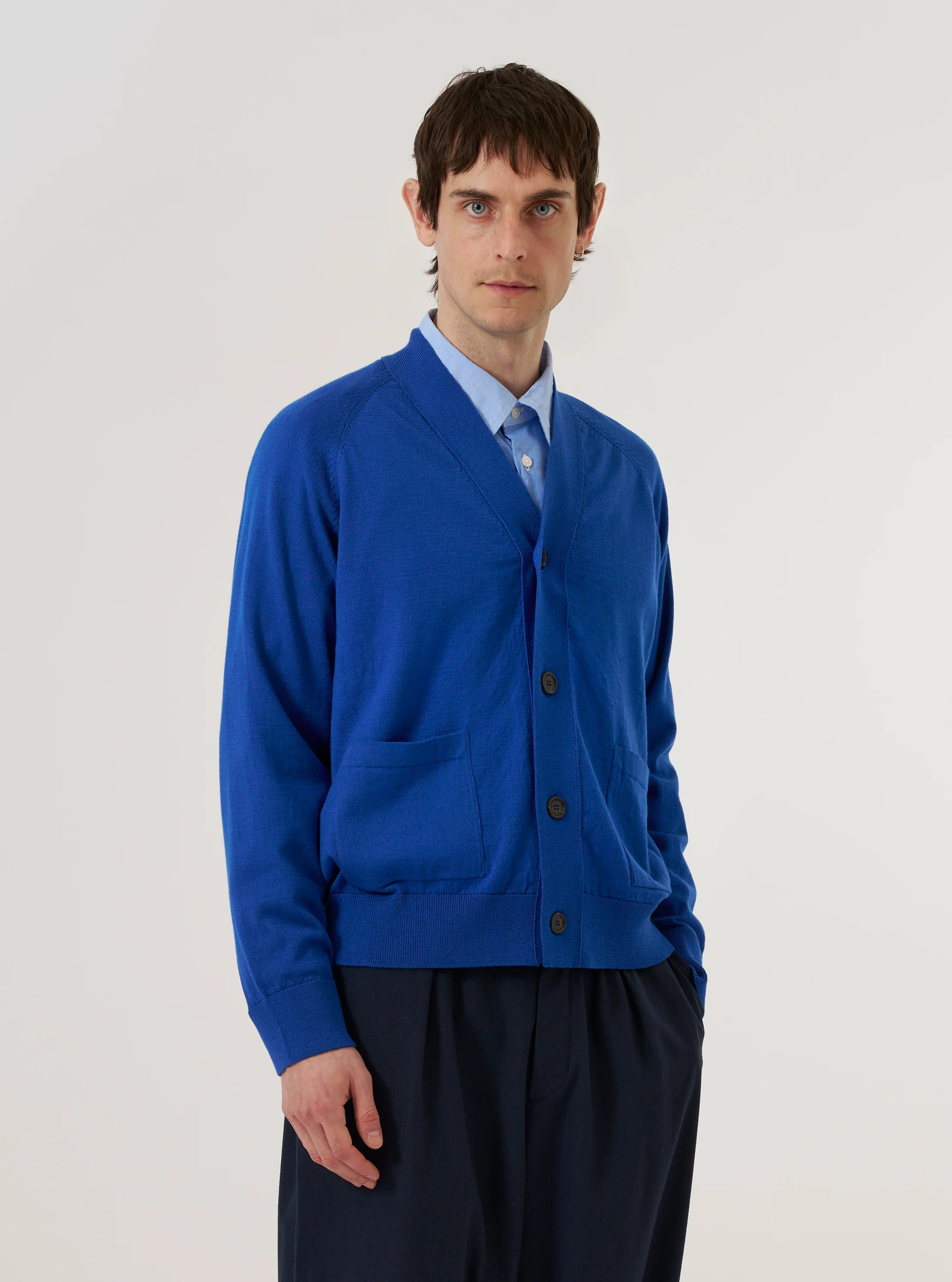 Blue Woolcot Bio Loose Cardigan II - Image 2