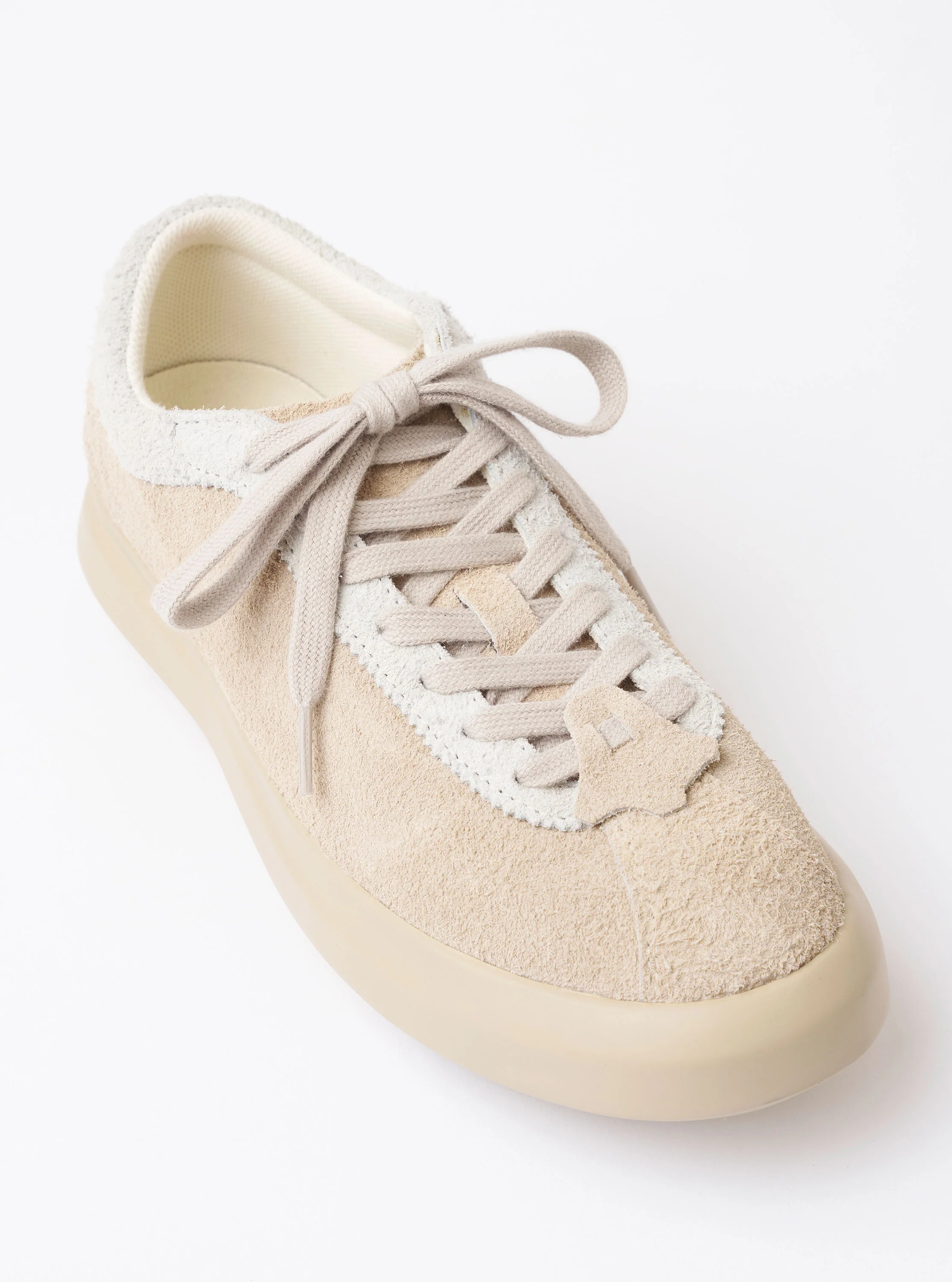 Wander etc. 'The 70's' in Bone Hairy Suede/Leather - Image 2