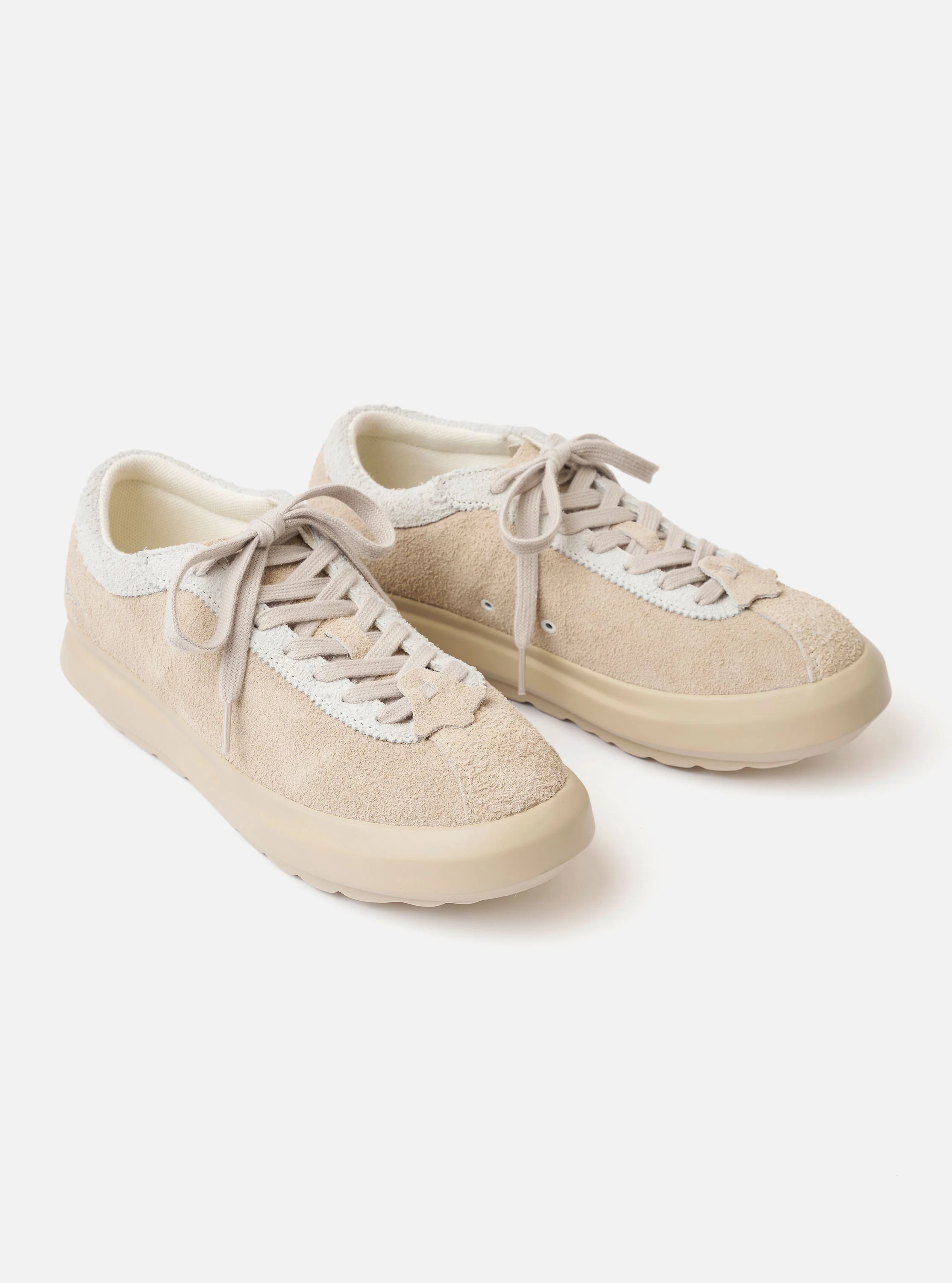 Wander etc. 'The 70's' in Bone Hairy Suede/Leather - Image 3