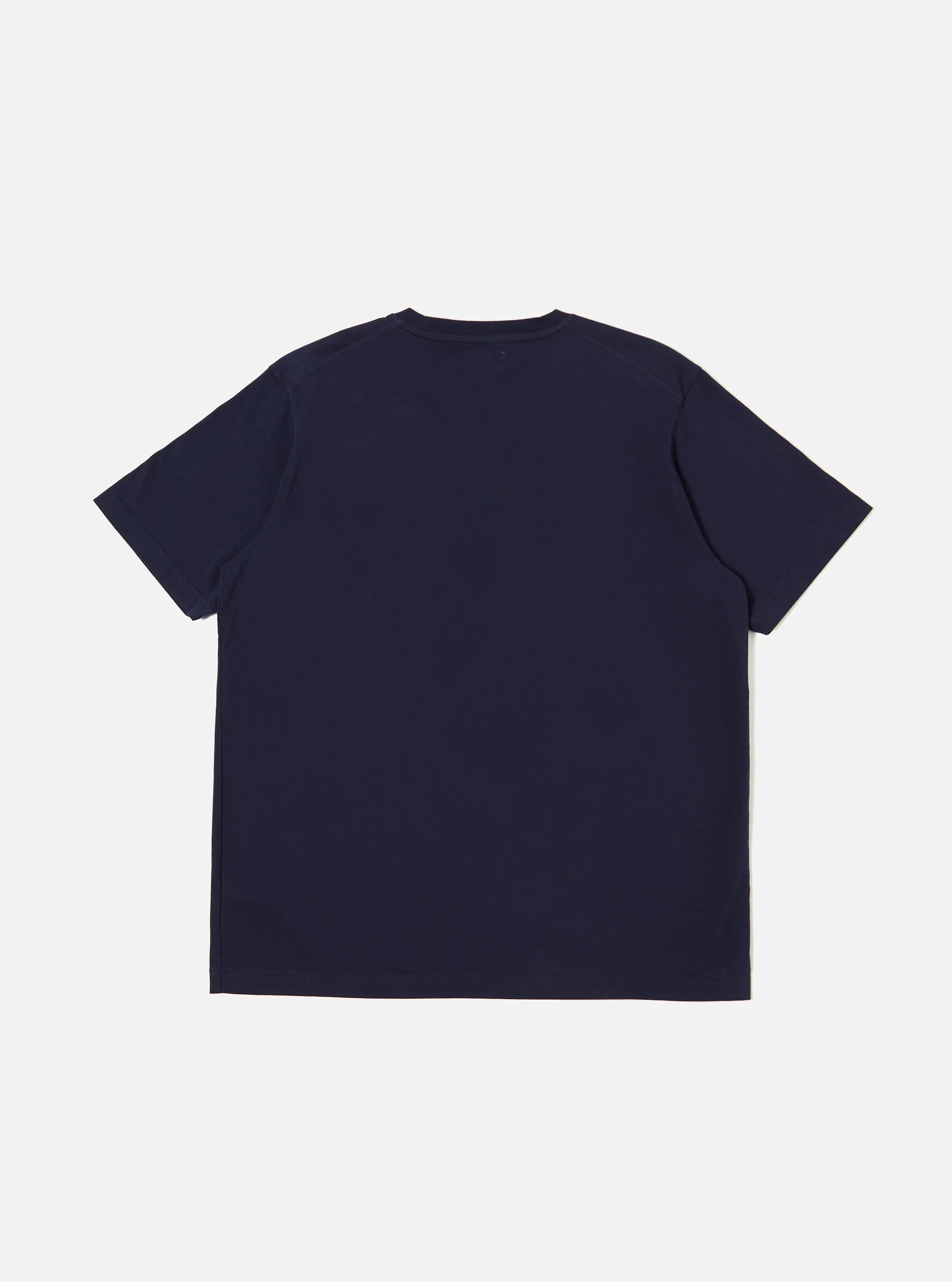 Bright Navy Organic Jersey Print Pocket Tee - Image 5