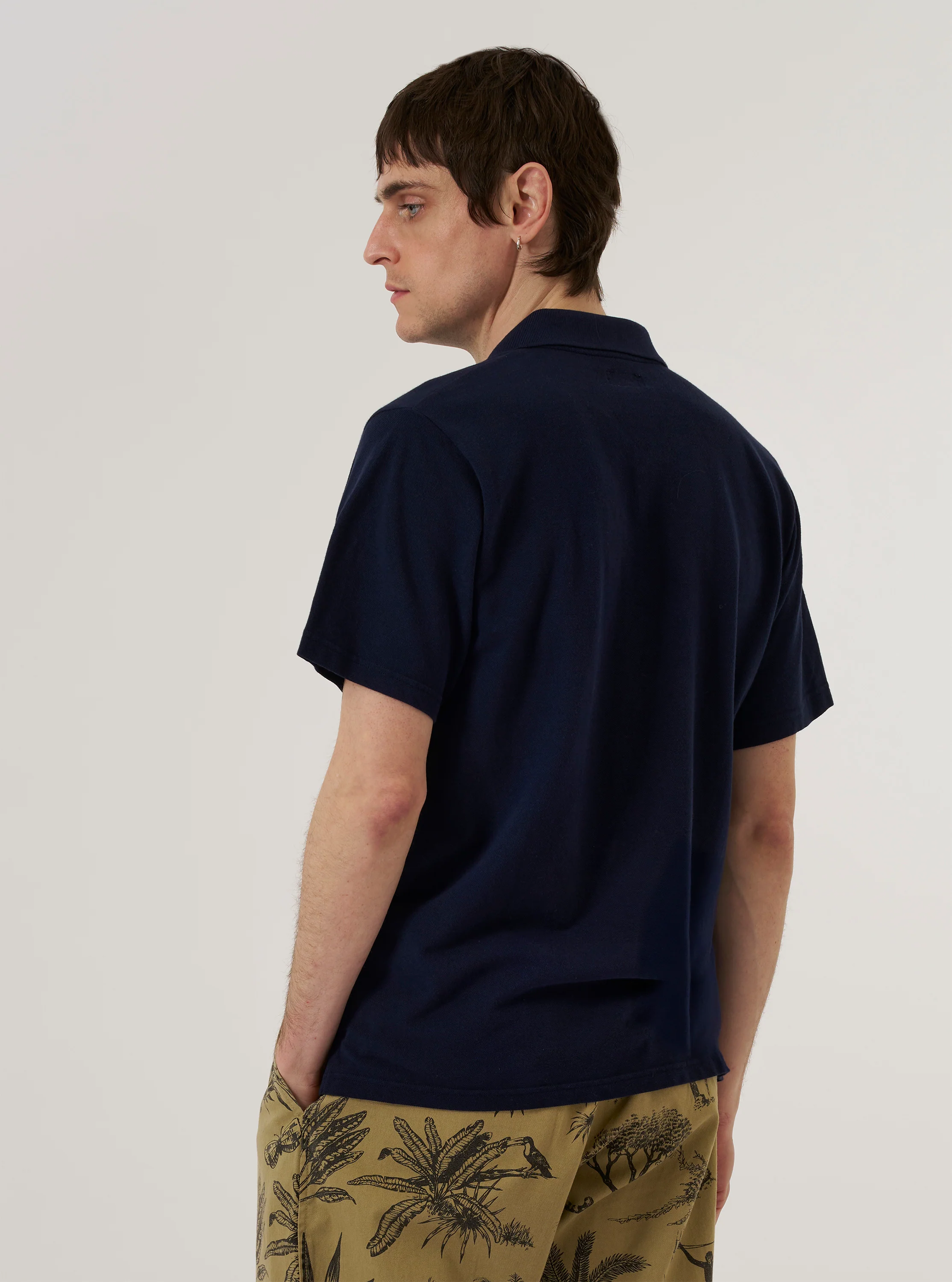 Bright Navy Piquet Vacation Polo - Image 3