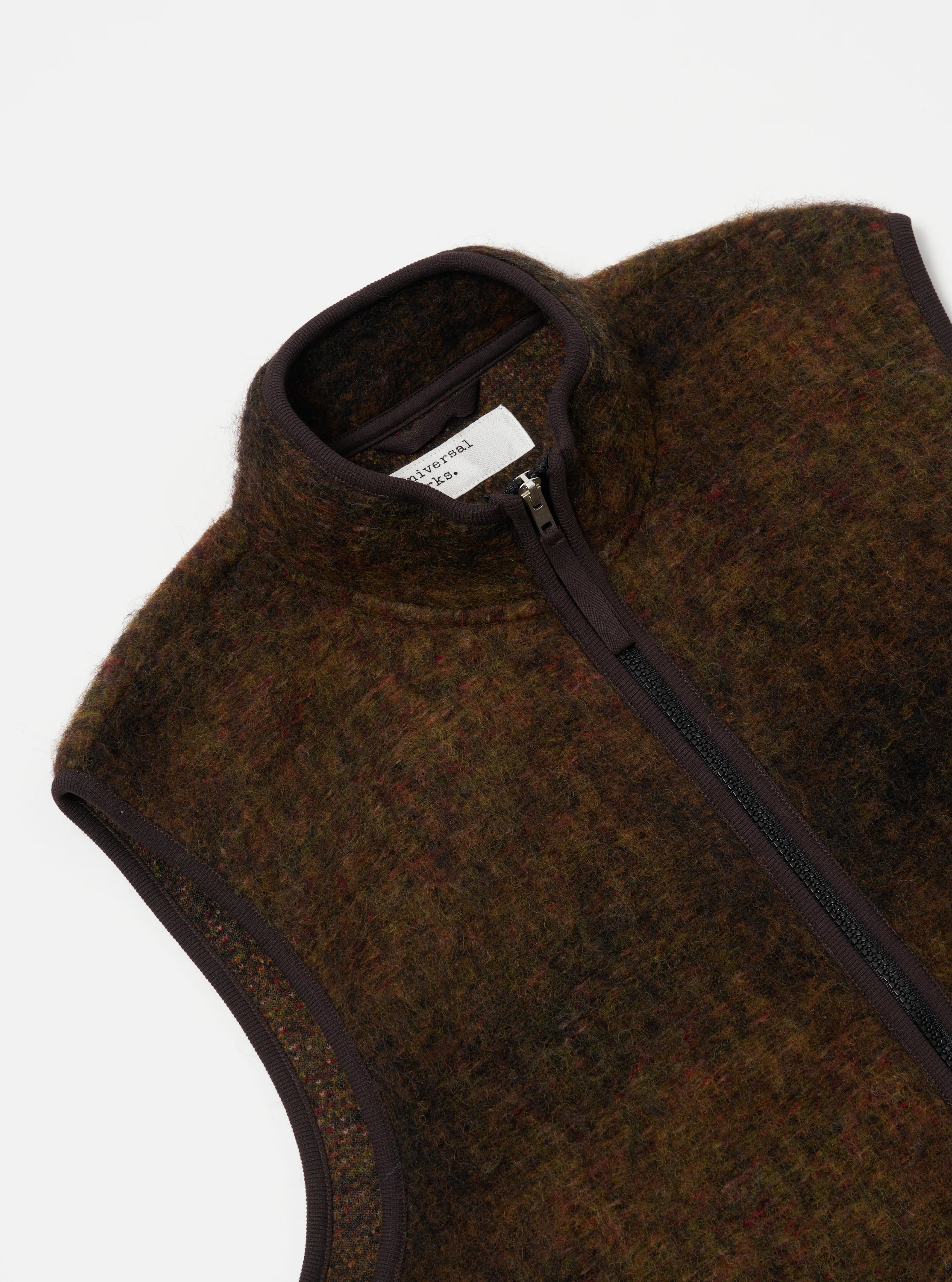 Brown Alps Fleece Climbing Gilet - Image 5