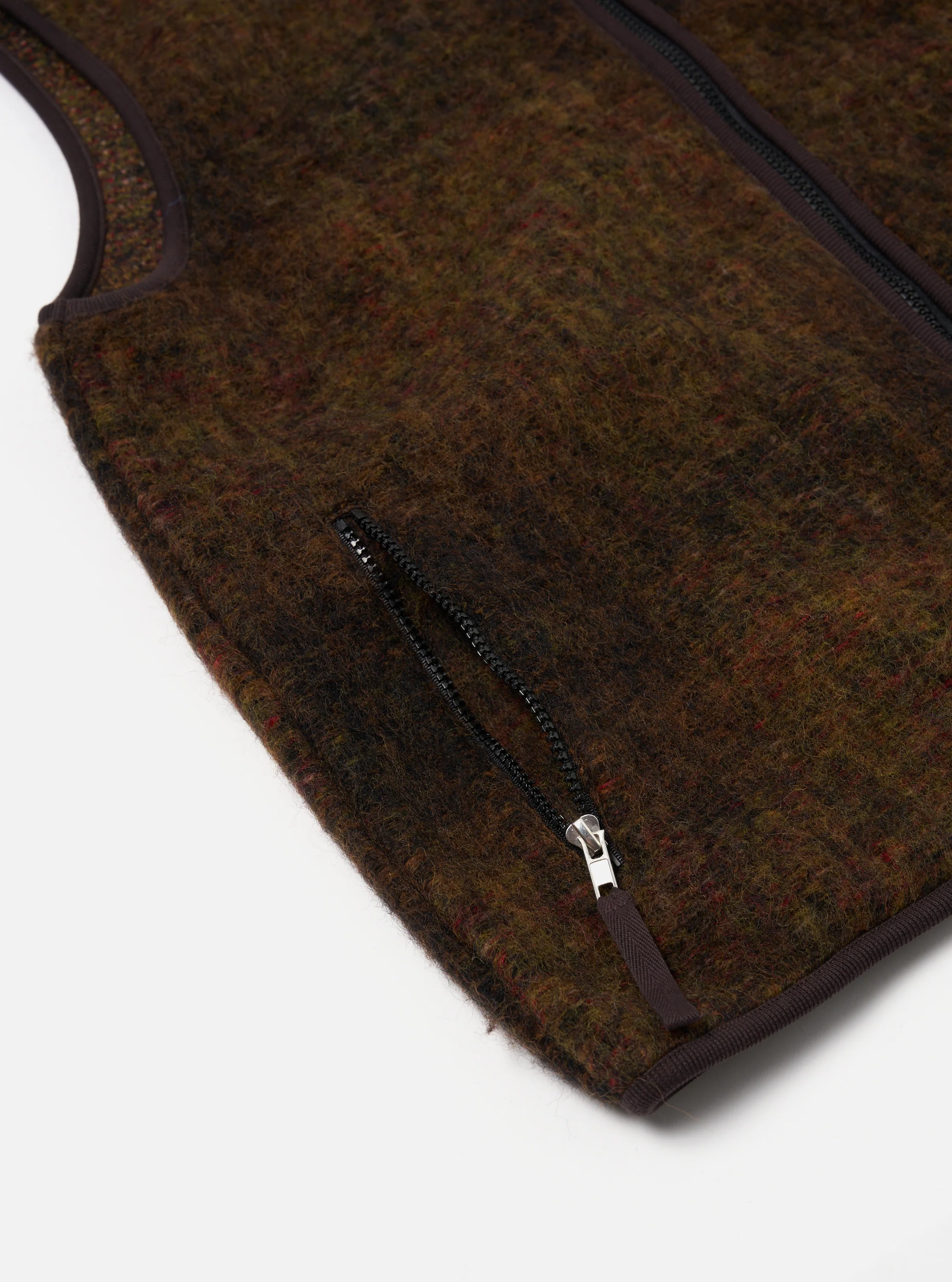 Brown Alps Fleece Climbing Gilet - Image 6