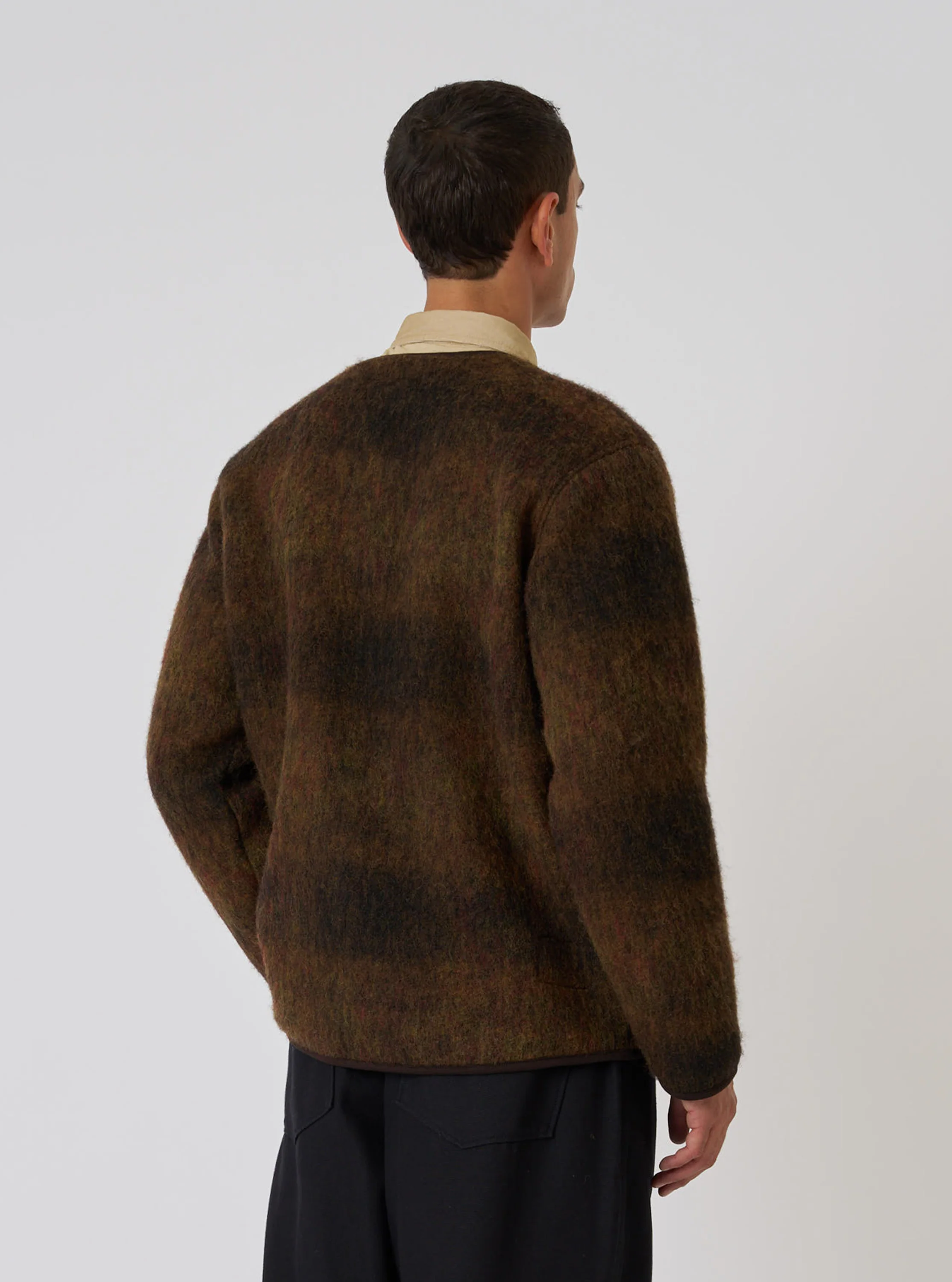 Brown Alps Fleece Zip Liner Jacket - Image 3