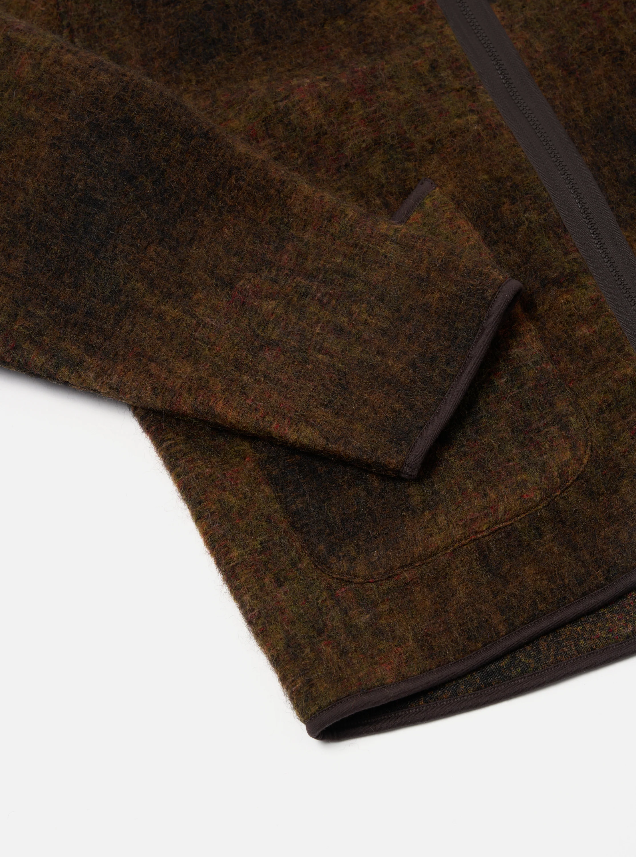 Brown Alps Fleece Zip Liner Jacket - Image 7