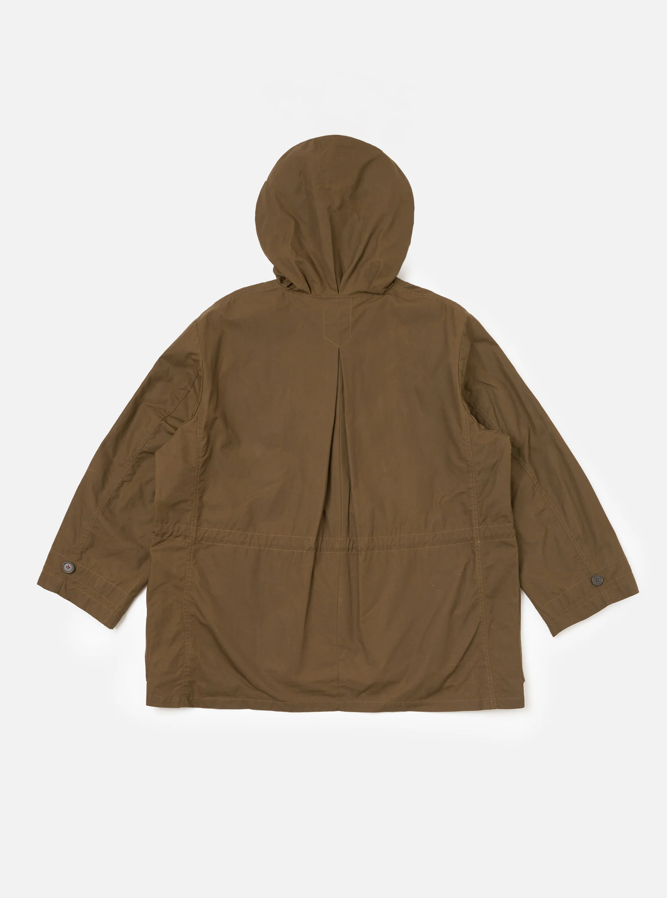 Brown British Wax Cotton Boston Parka - Image 5