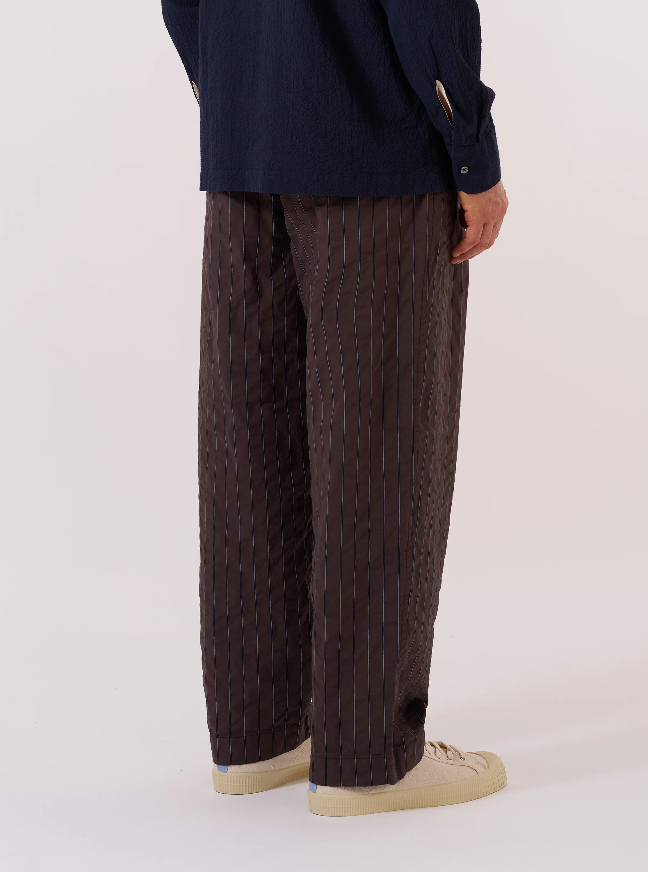 Brown Chester Stripe Oxford Pant - Image 3