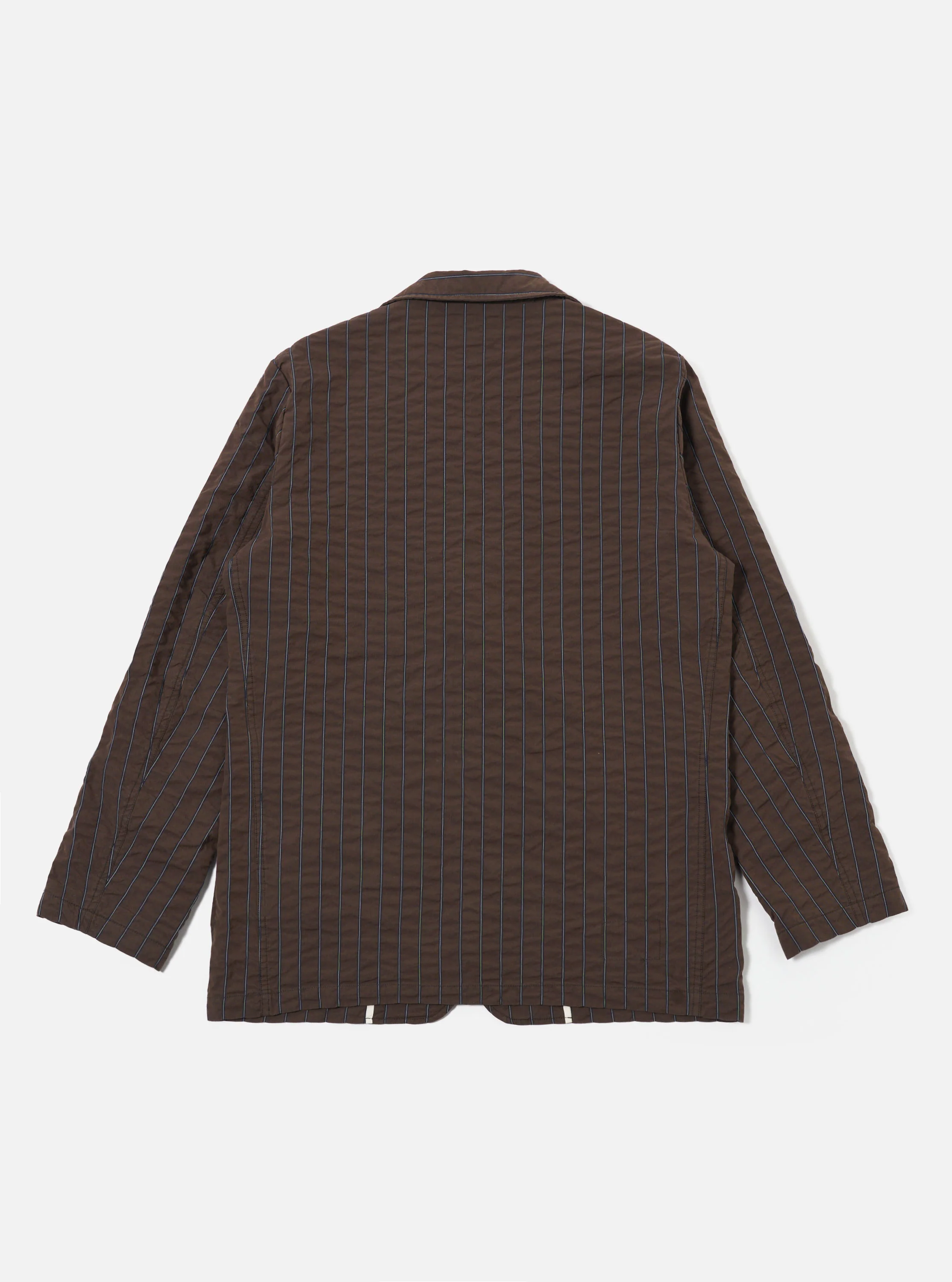 Brown Chester Stripe Two Button Jacket - Image 5