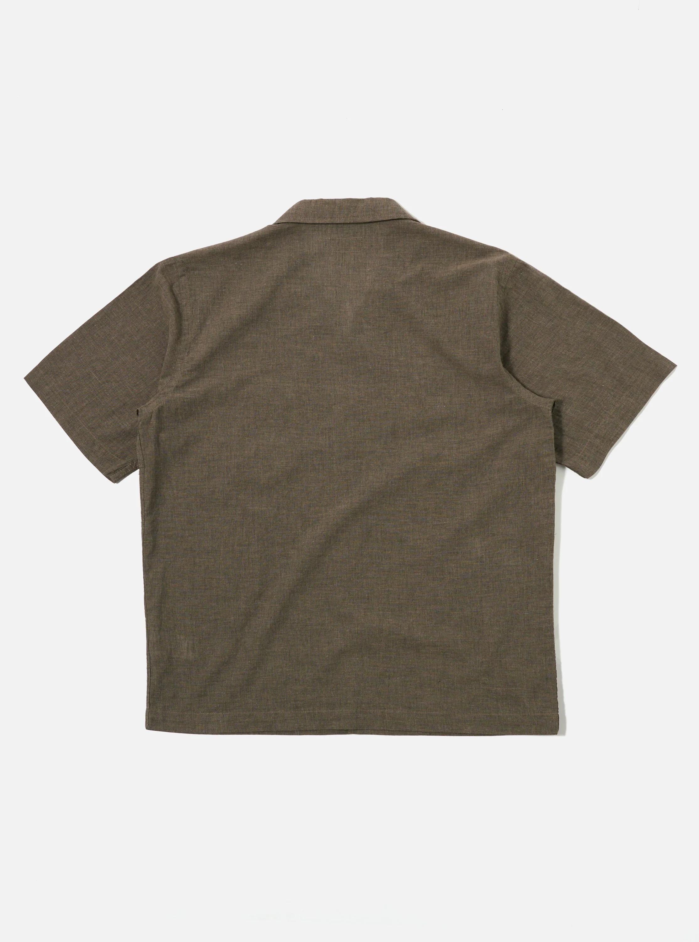 Brown Fine Organic Cotton Sal Road Shirt - Image 3