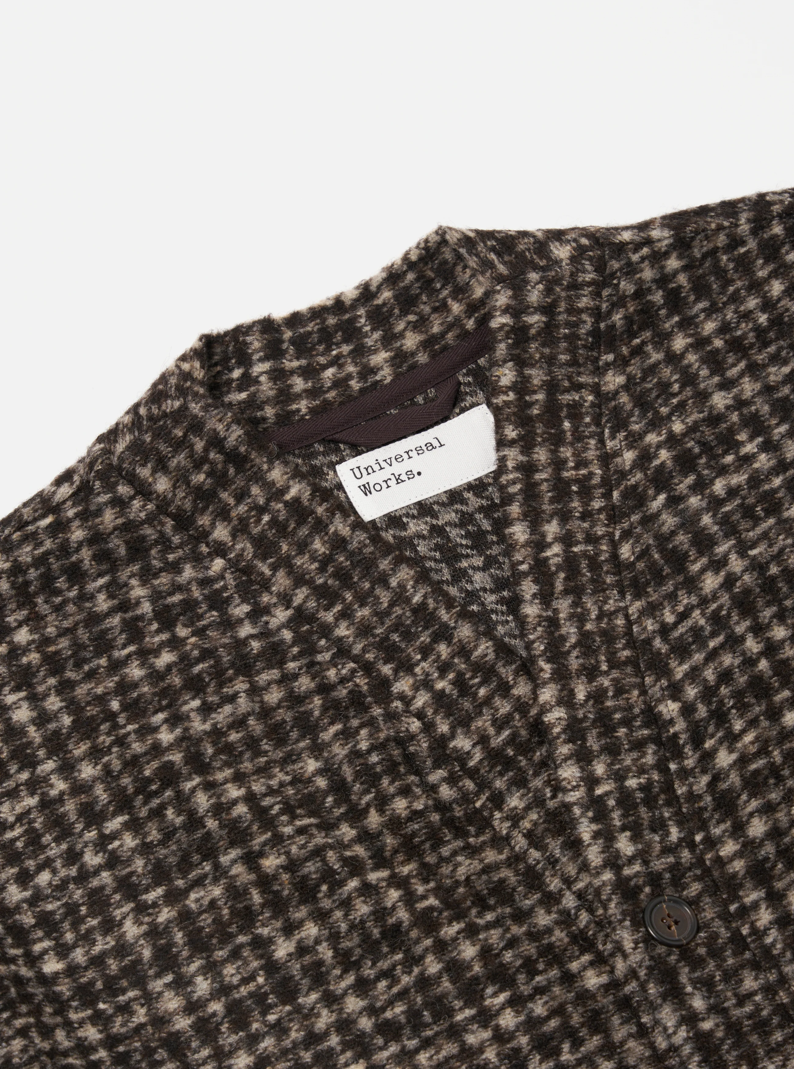 Brown Jacquard Knit Advance Cardigan - Image 6