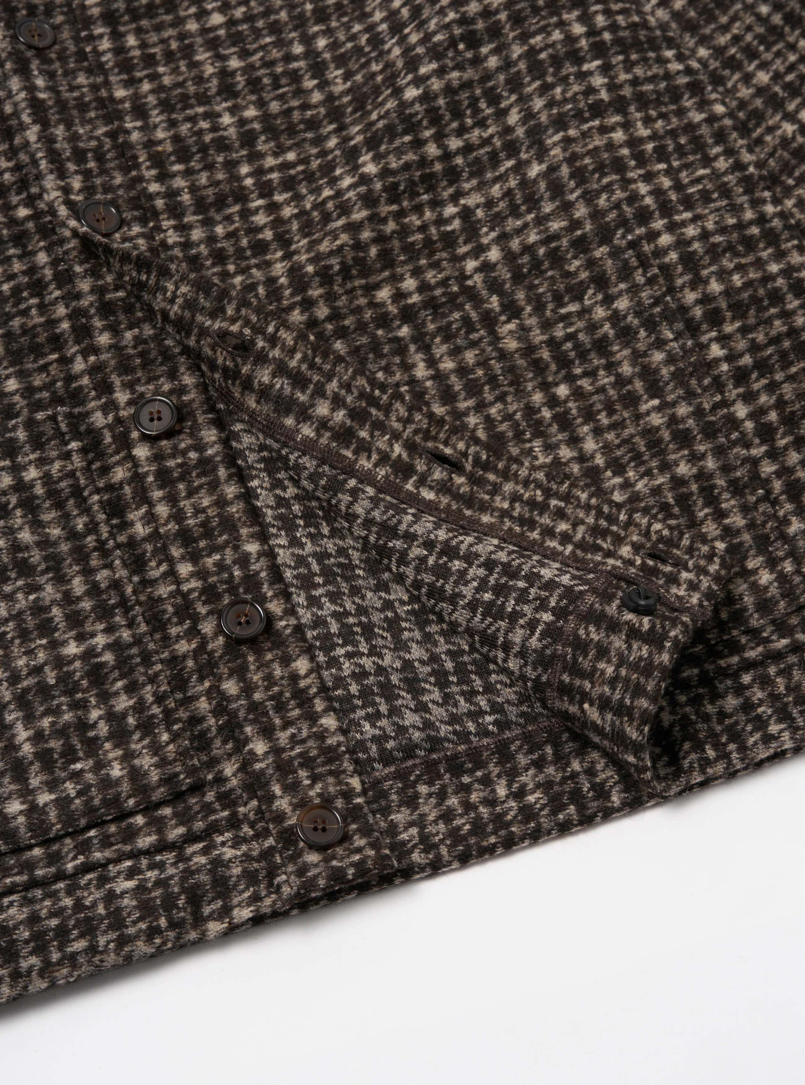 Brown Jacquard Knit Advance Cardigan - Image 8