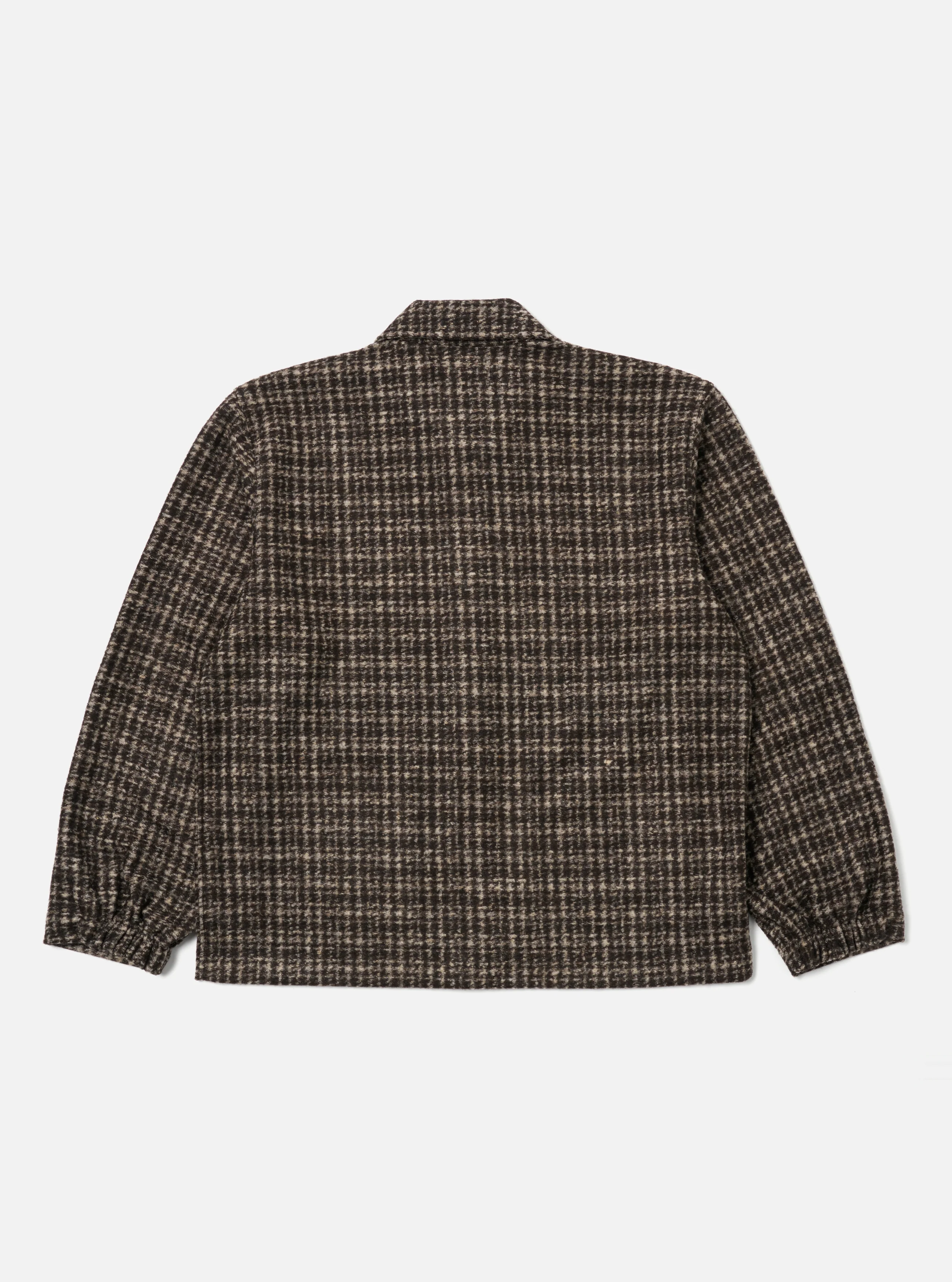 Brown Jacquard Knit Rams Jacket - Image 5