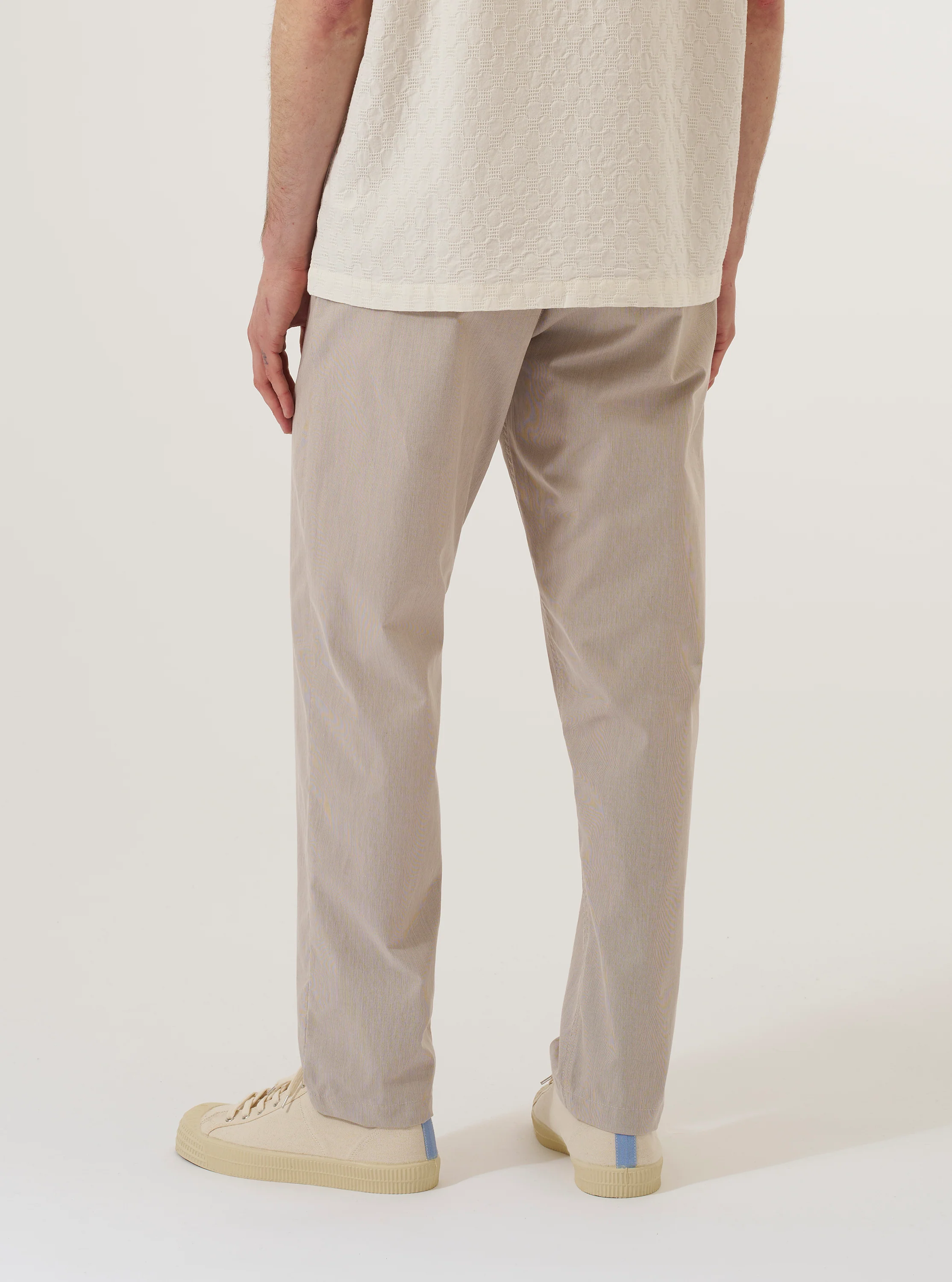 Brown Kennedy Stripe Military Chino - Image 3