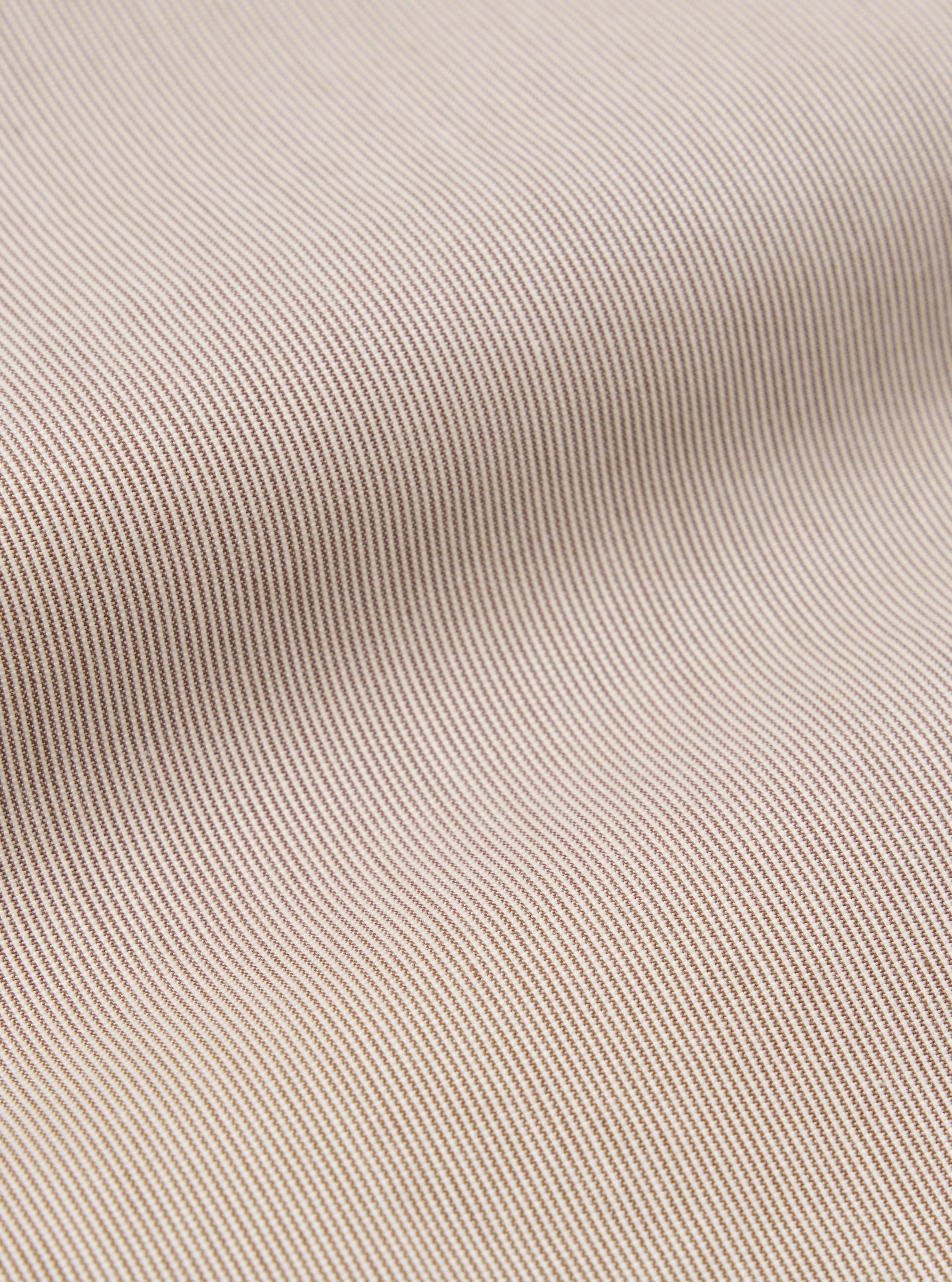 Brown Kennedy Stripe Pleated Track Short - Image 4