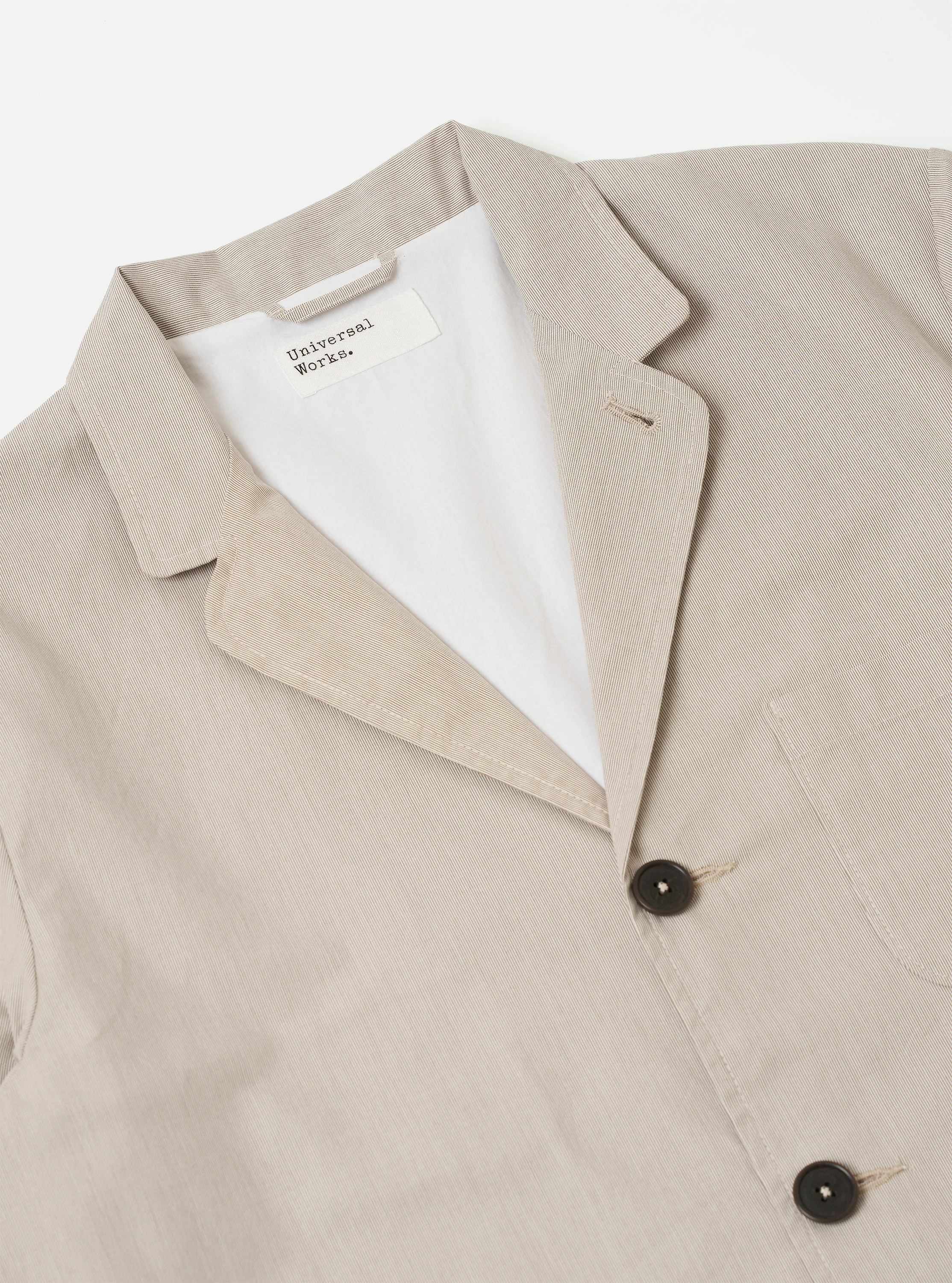 Brown Kennedy Stripe Three Button Jacket - Image 6