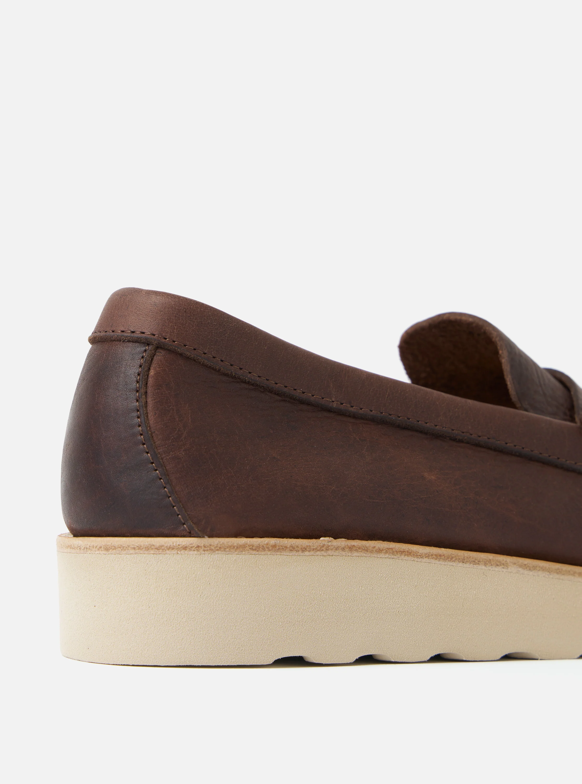 Zardus for Universal Works Brown Leather Reggie Loafer - Image 3