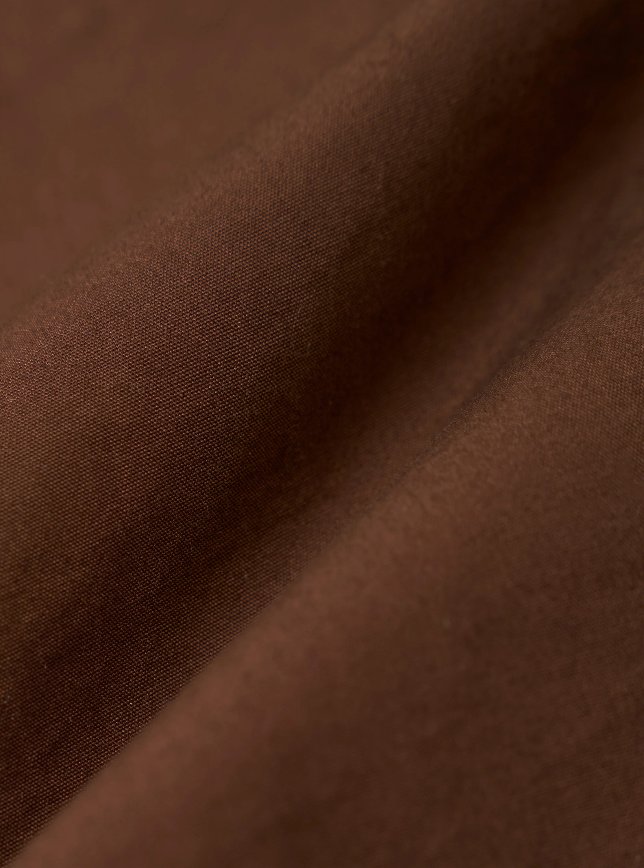 Brown Peached Poplin Bakers Overshirt - Image 4